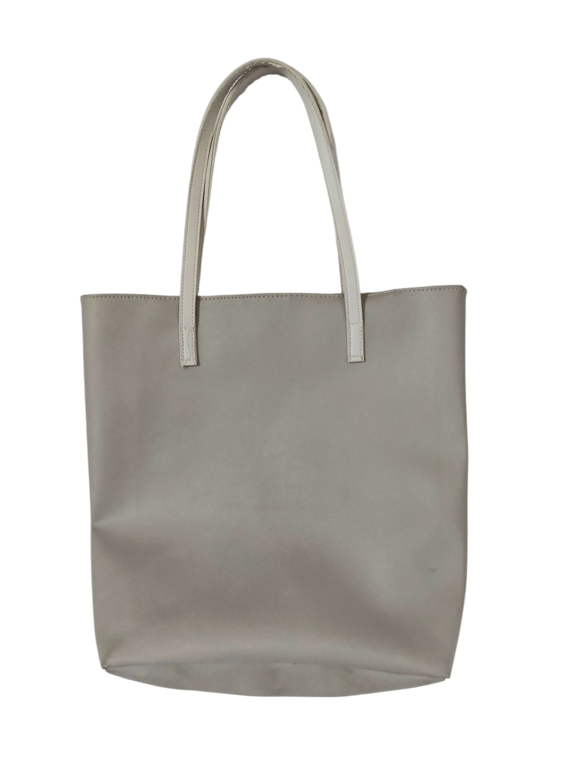 CABANE de ZUCCa Cabane De Zucca Classic Structured Faux-Leather Tote Bag Size ONE SIZE - 4 Thumbnail