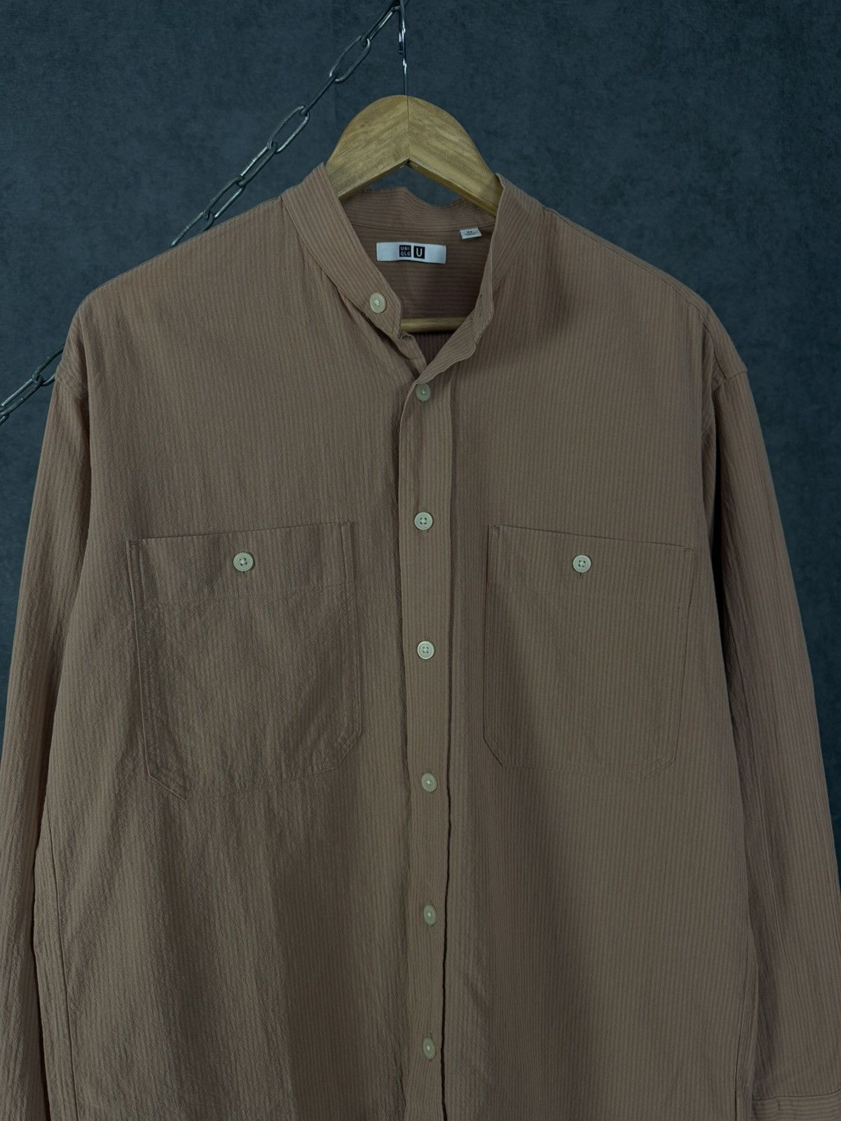 Lemaire × Uniqlo Lemaire x Uniqlo designer striped shirt Size US S / EU 44-46 / 1 - 3 Thumbnail