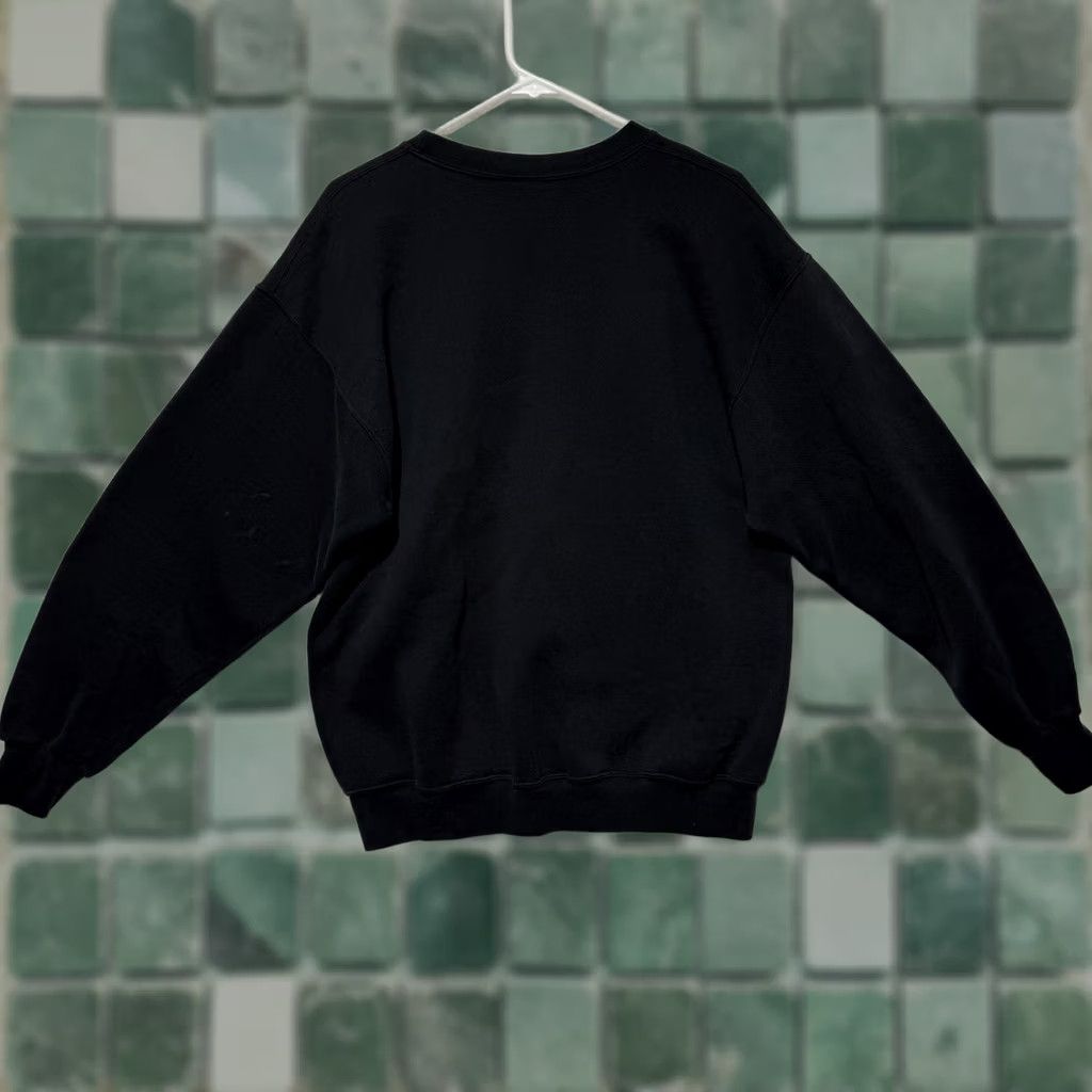 Vintage VINTAGE Army Sweatshirt Men L Black Gold Crewneck Pullover Football 90s College Logo Sweater Size US L / EU 52-54 / 3 - 1 Thumbnail