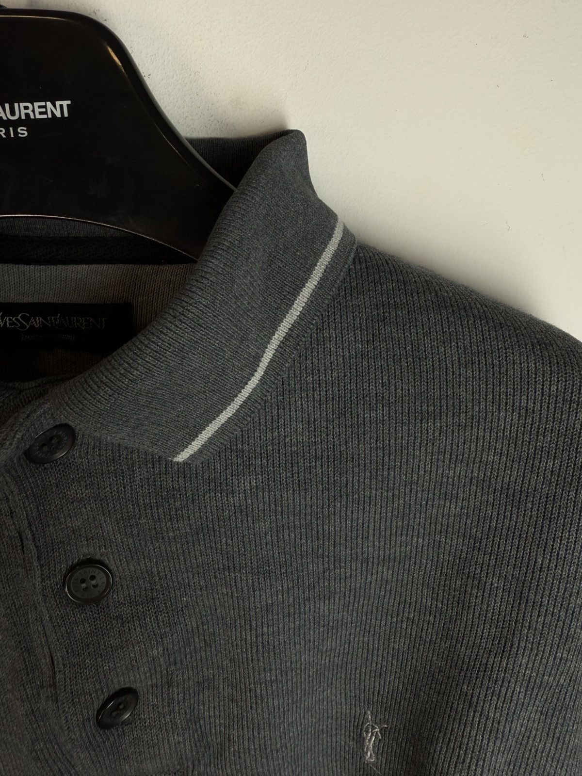 Yves Saint Laurent 90’s YSL Sweatshirt 1/4 Quarter Zip y2k Sweater Old Money Size US M / EU 48-50 / 2 - 6 Thumbnail