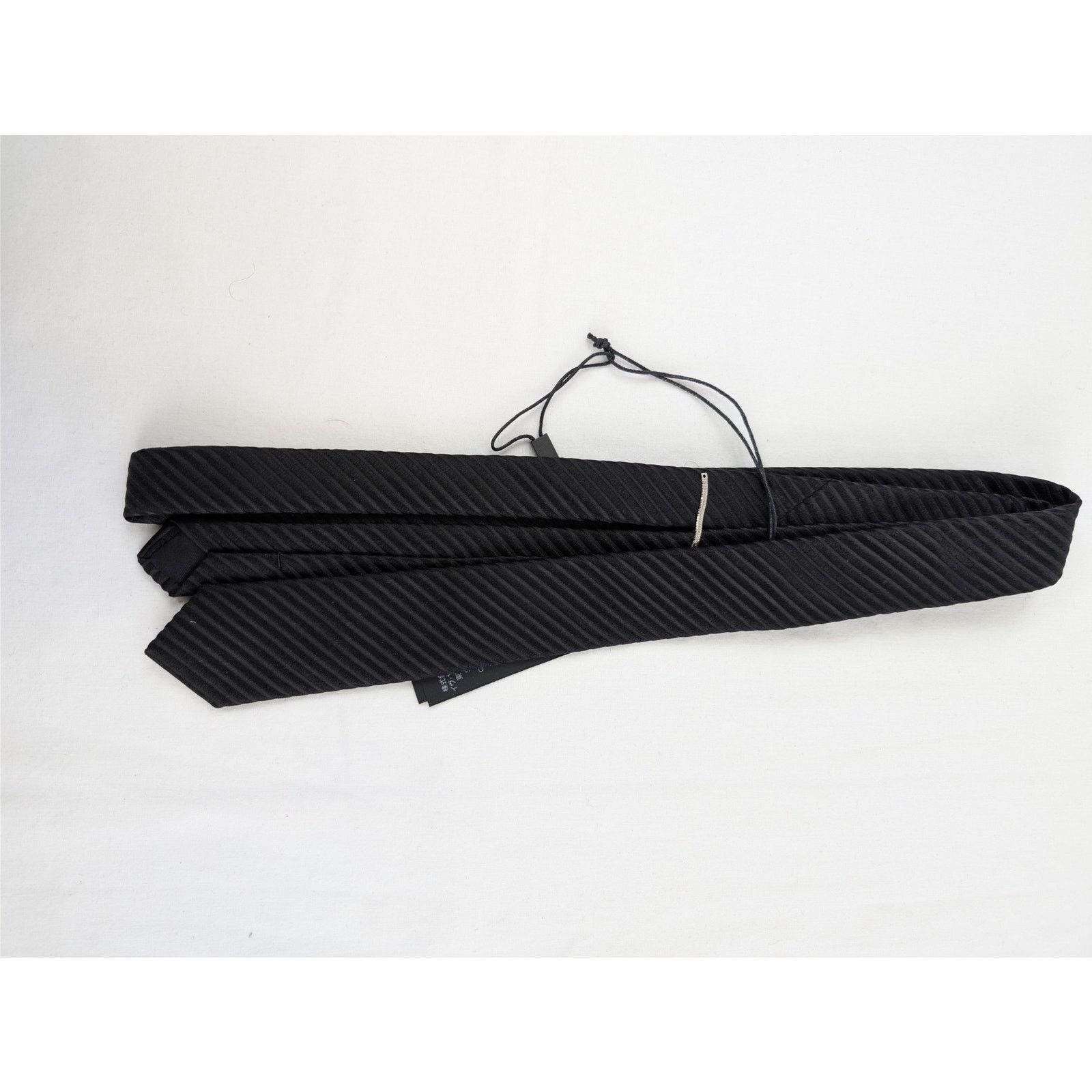 Saint Laurent Paris o1rshd1 Size: OS / Tie in Black Size ONE SIZE - 7 Thumbnail