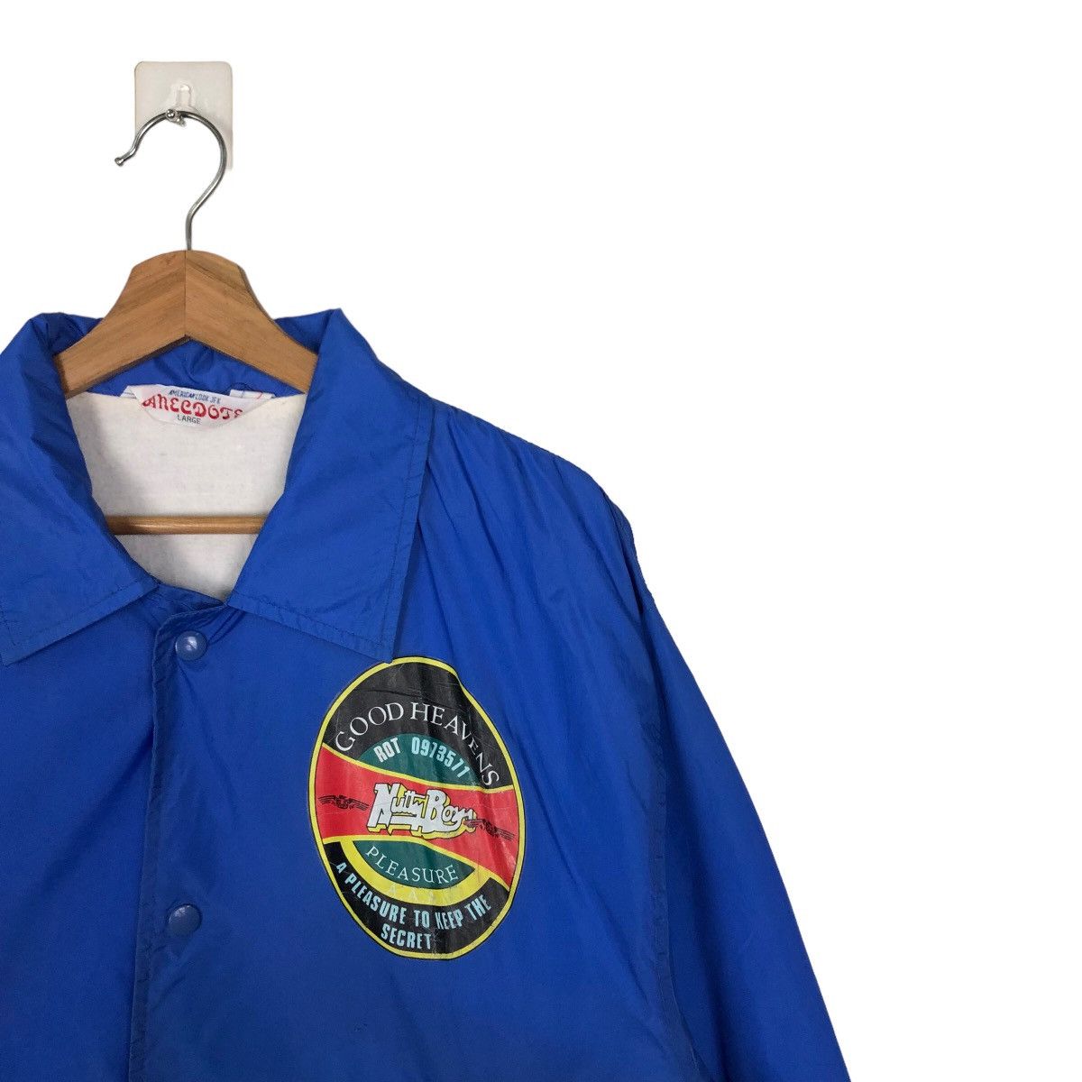 Japanese Brand VINTAGE AMERICAN LOOK NUTTY BOYS COACH JACKET BIG LOGO Size US L / EU 52-54 / 3 - 5 Thumbnail