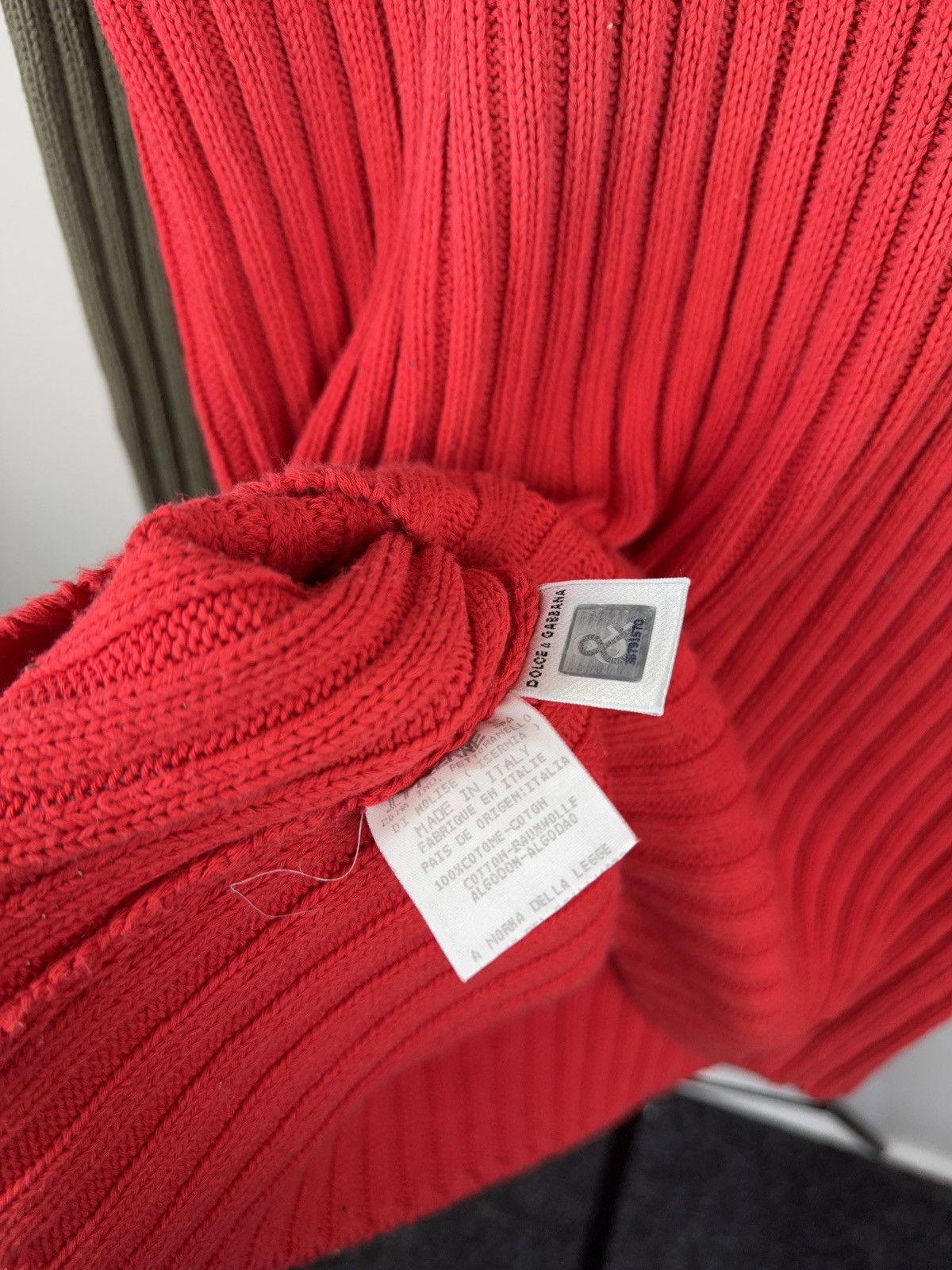 Dolce & Gabbana × Vintage Vintage Dolce & Gabbana Sweater AvantGarde Style 00s Size US L / EU 52-54 / 3 - 8 Thumbnail