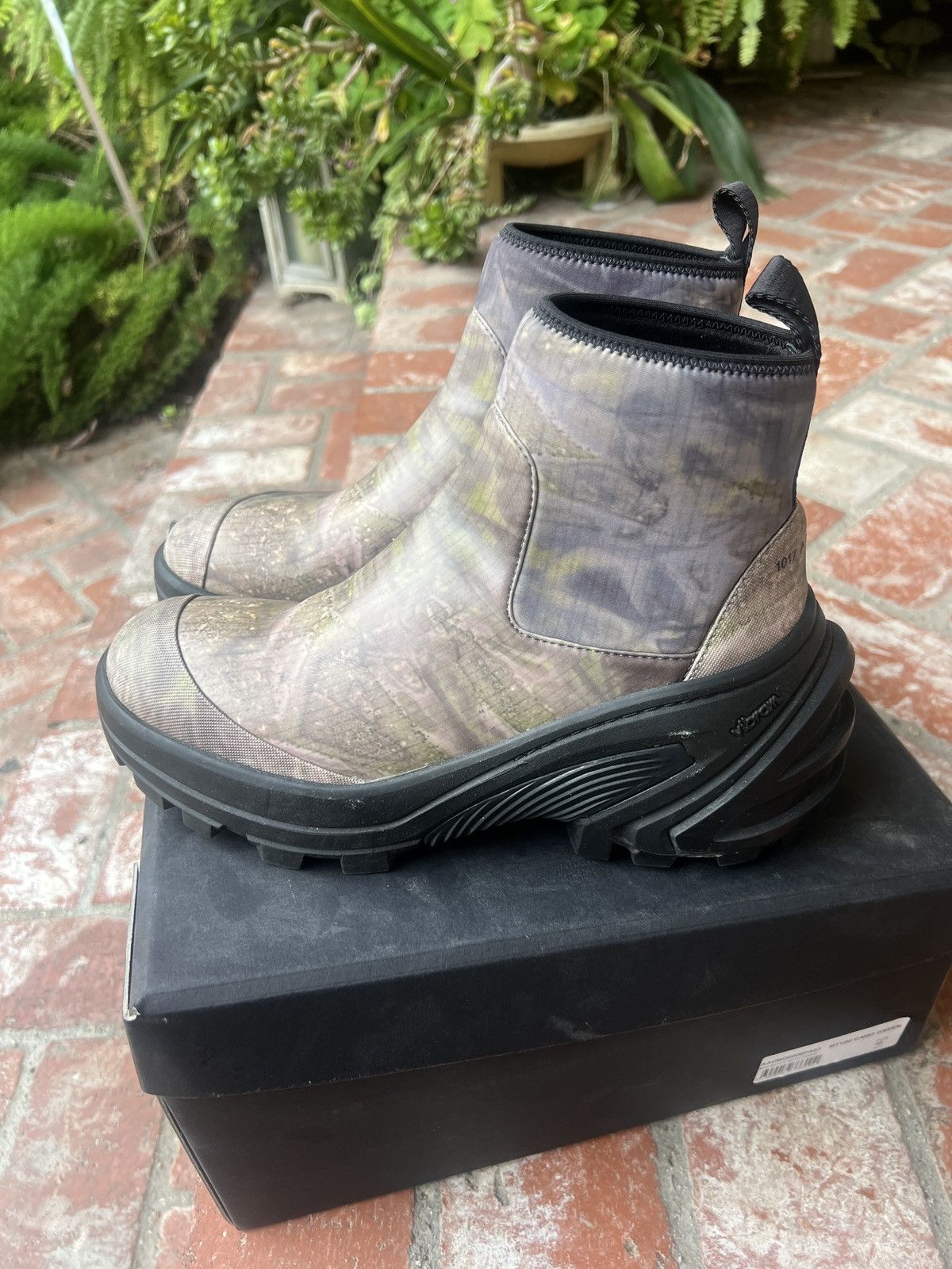 1017 ALYX 9SM 1017 Alyx Mid Boot With Fixed Vibram Sole Camo Green Size US 7 / EU 40 - 3 Thumbnail