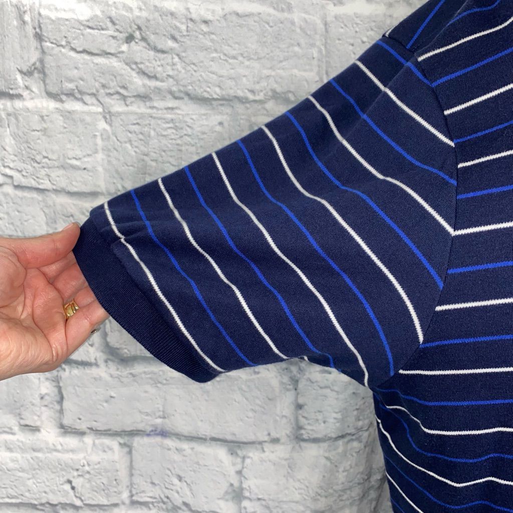 Ralph Lauren Polo by RL 100% cotton 2 button collar short sleeve stripe p Size US XXL / EU 58 / 5 - 4 Thumbnail