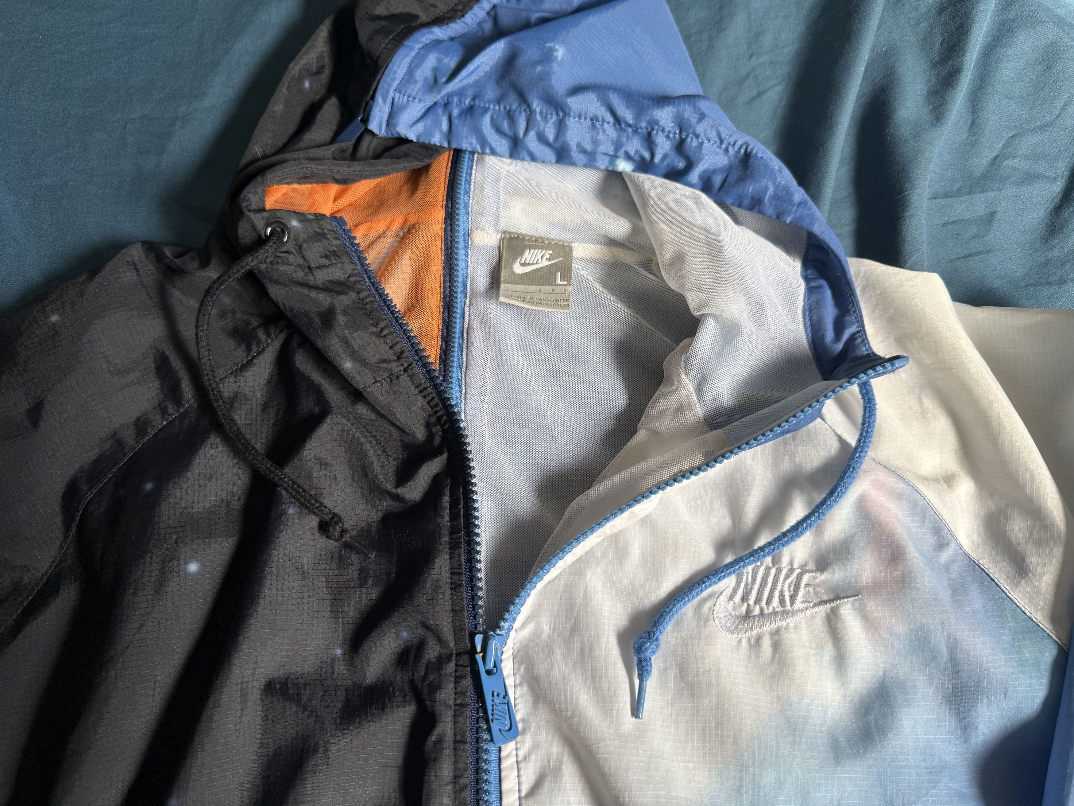 Nike Nike Split Hoodie Windrunner size LARGE "NIGHT & DAY" Size US L / EU 52-54 / 3 - 4 Thumbnail