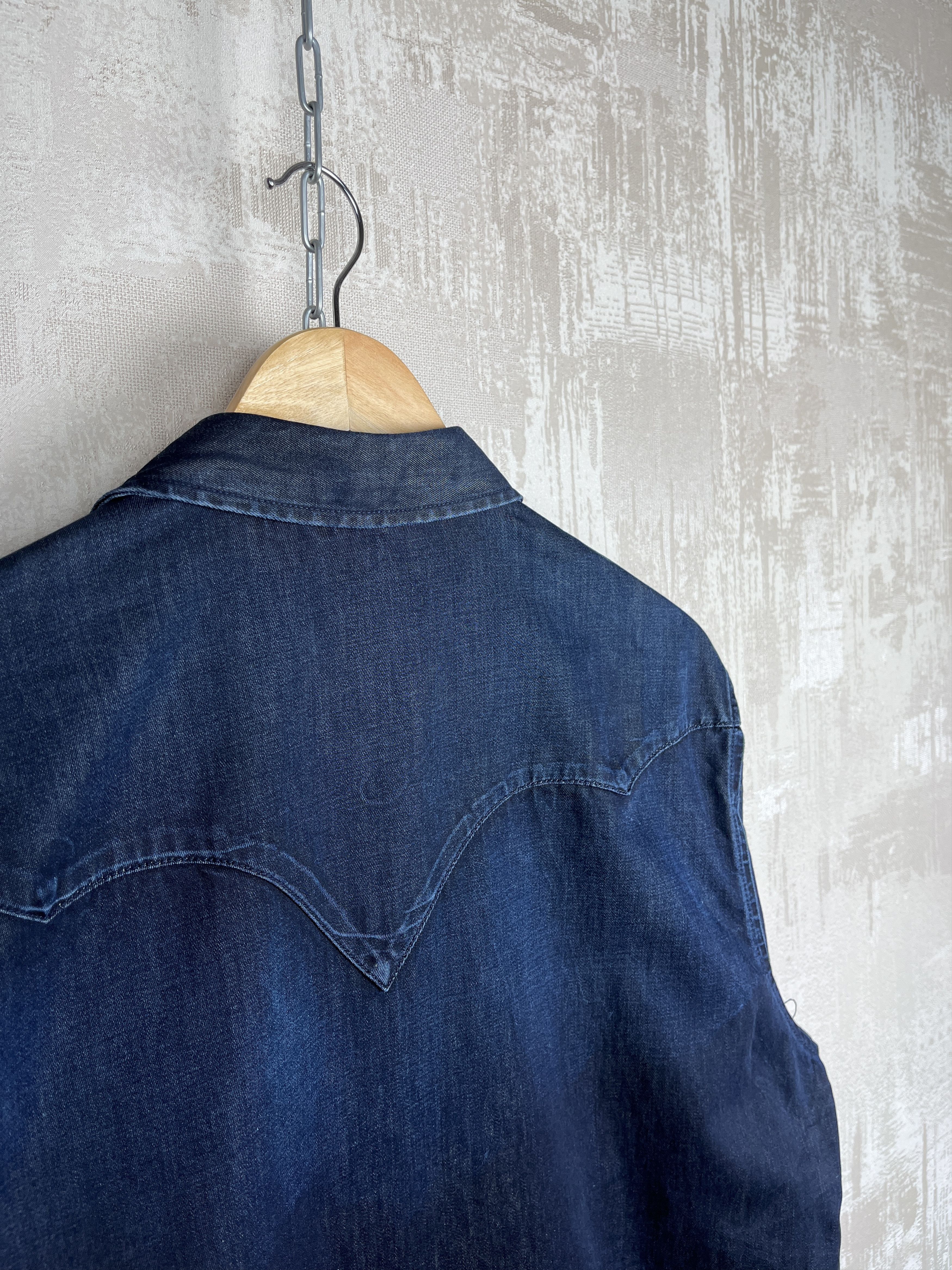 Diesel Black Gold Diesel Black Gold Western Snap Button L/S Jeans Shirt Size US L / EU 52-54 / 3 - 22 Thumbnail