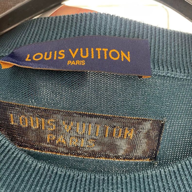 Louis Vuitton Louis Vuitton Pied Piper knit logo short sleeves Size US L / EU 52-54 / 3 - 4 Thumbnail