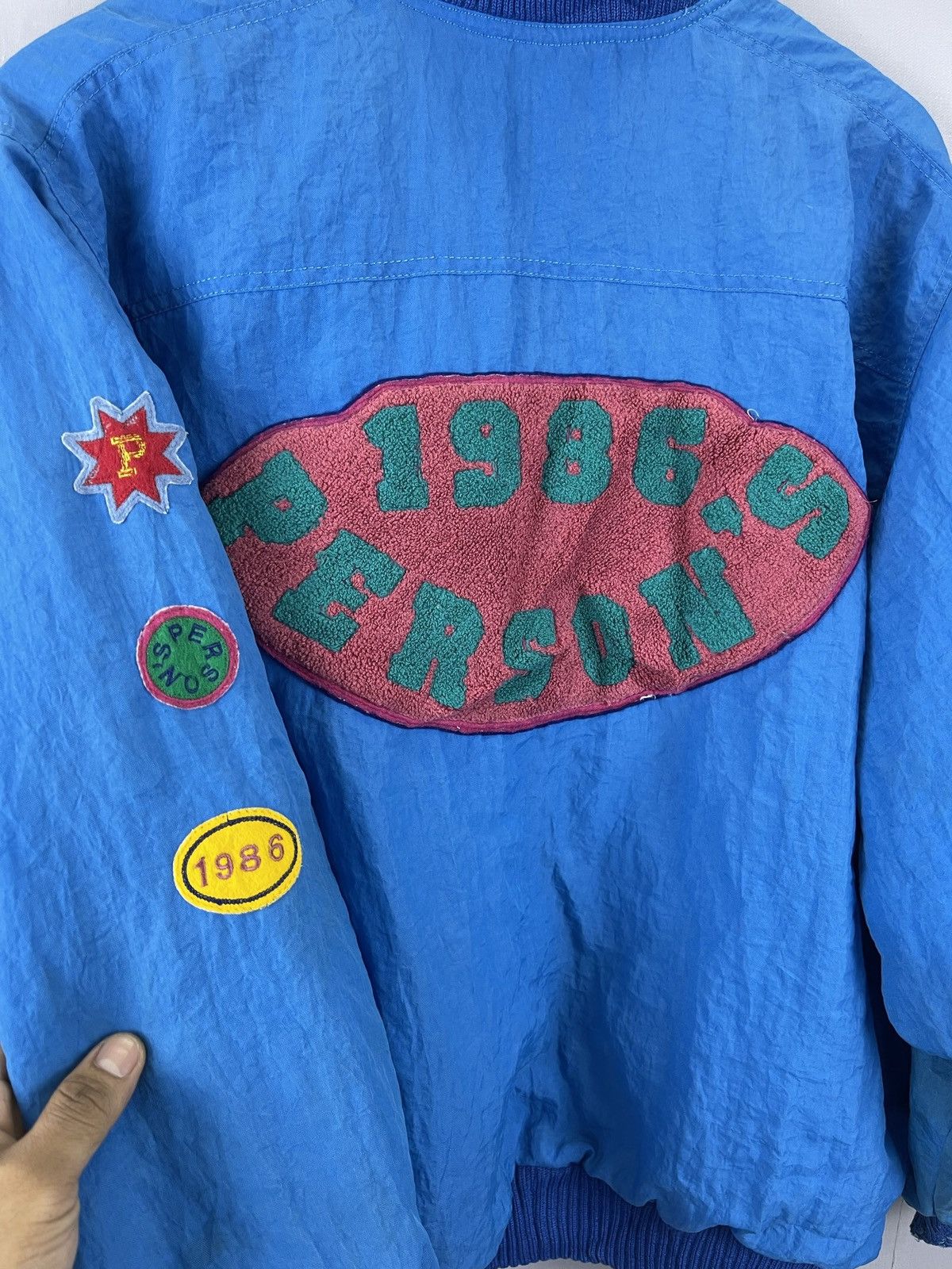 PERSON'S 🔥80s Person’s Big Carpet Patches Bomber Jacket Size US XL / EU 56 / 4 - 4 Thumbnail