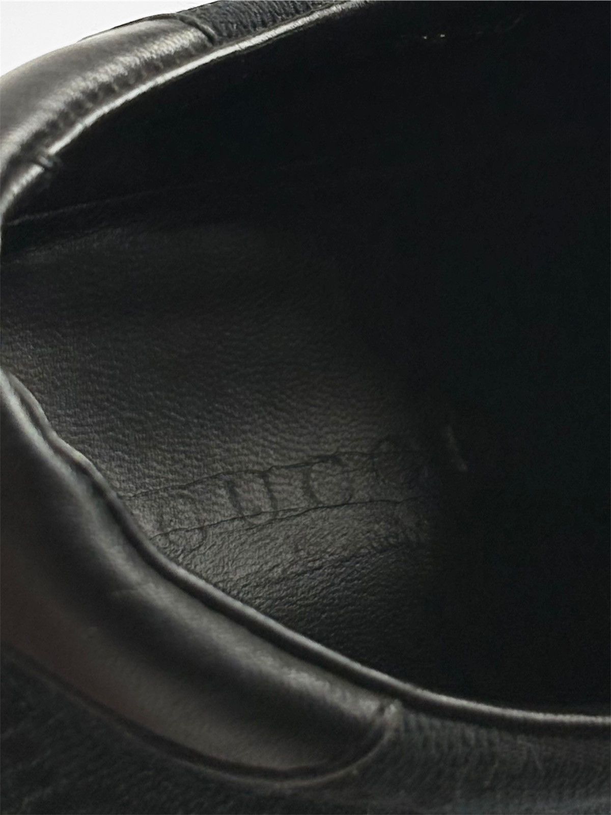 Gucci Gucci Black GG Canvas Leather Hook & Loop Sneakers 36.5 6.5 Size US 6.5 / IT 36.5 - 11 Thumbnail