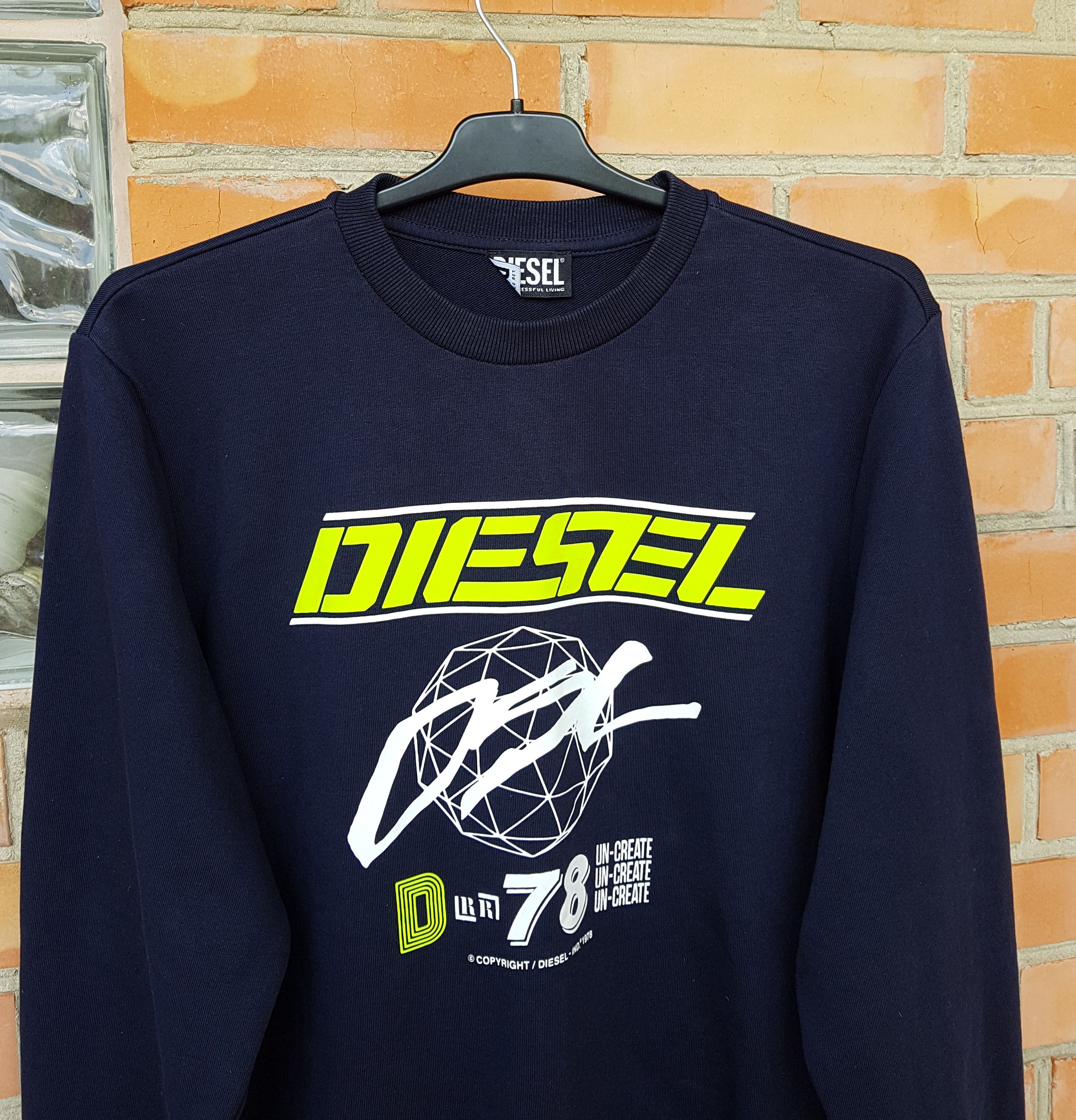 Diesel Diesel DSL Logo Sweatshirt Size US L / EU 52-54 / 3 - 2 Thumbnail