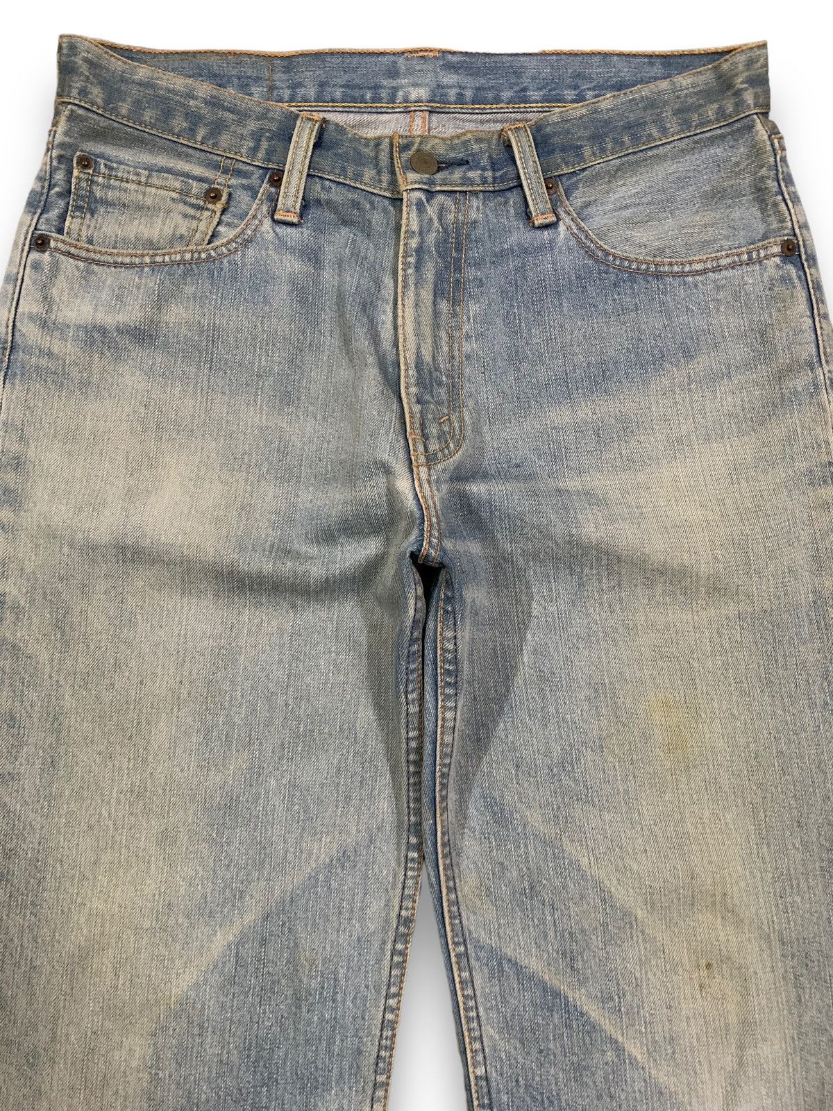 Levi's Vintage 90s Levis 702 Rusty Mud Wash Loose Jeans Size 33x28 Size US 33 - 3 Thumbnail