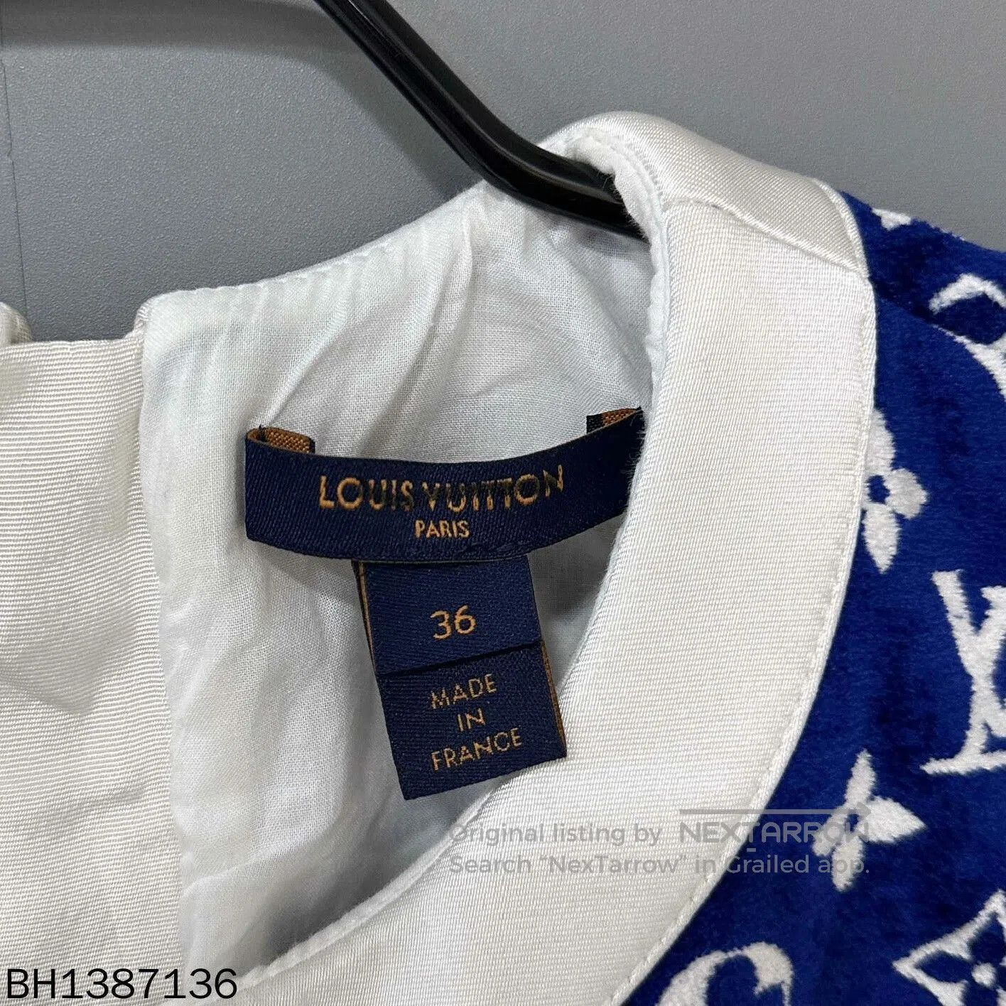 Louis Vuitton Blue Monogram Sleeveless Dress Louis Vuitton. Size XS / US 0-2 / IT 36-38 - 6 Thumbnail