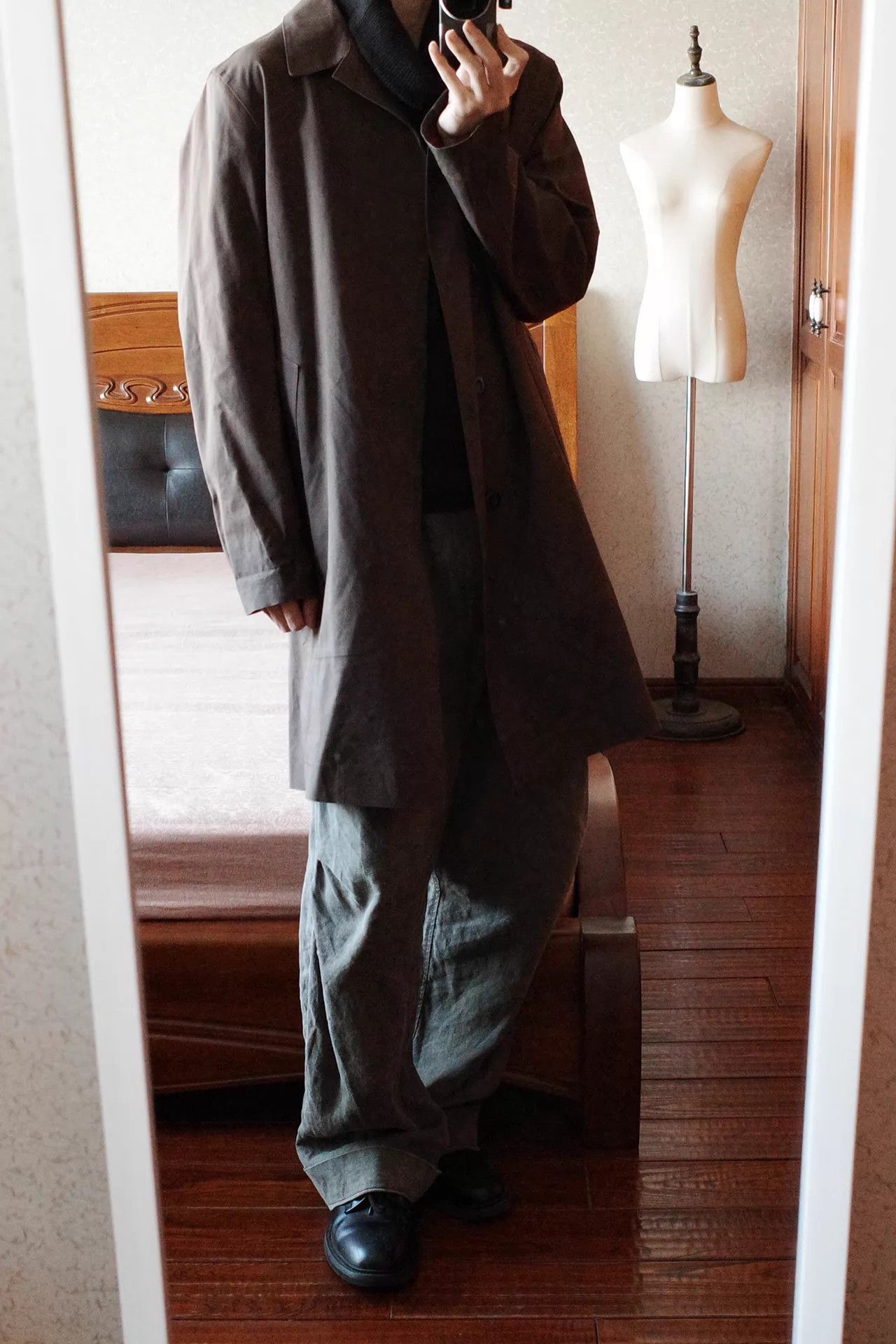 Y's for Men Y's Men's 80s Mackintosh Waterproof Jacket Size US L / EU 52-54 / 3 - 9 Thumbnail