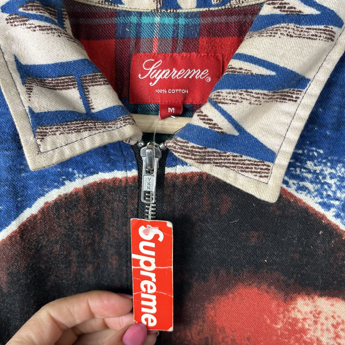 Supreme S/S 2018 Supreme Martin Luther King Zip Flannel Shirt NWT Size US M / EU 48-50 / 2 - 4 Thumbnail