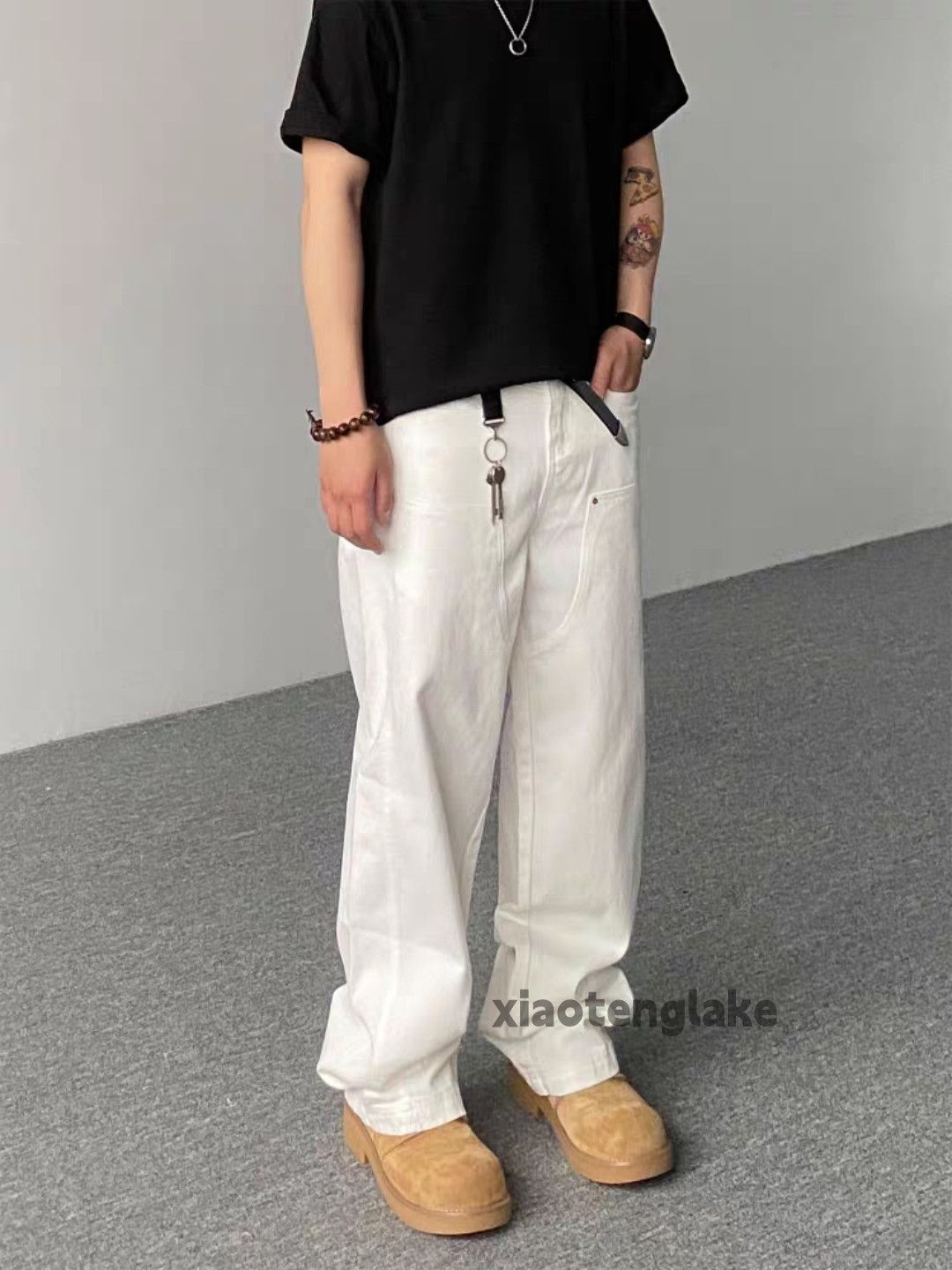 Vintage Unisex outdoor utility loose baggy hiphop cargo pants Size US 30 / EU 46 - 4 Thumbnail