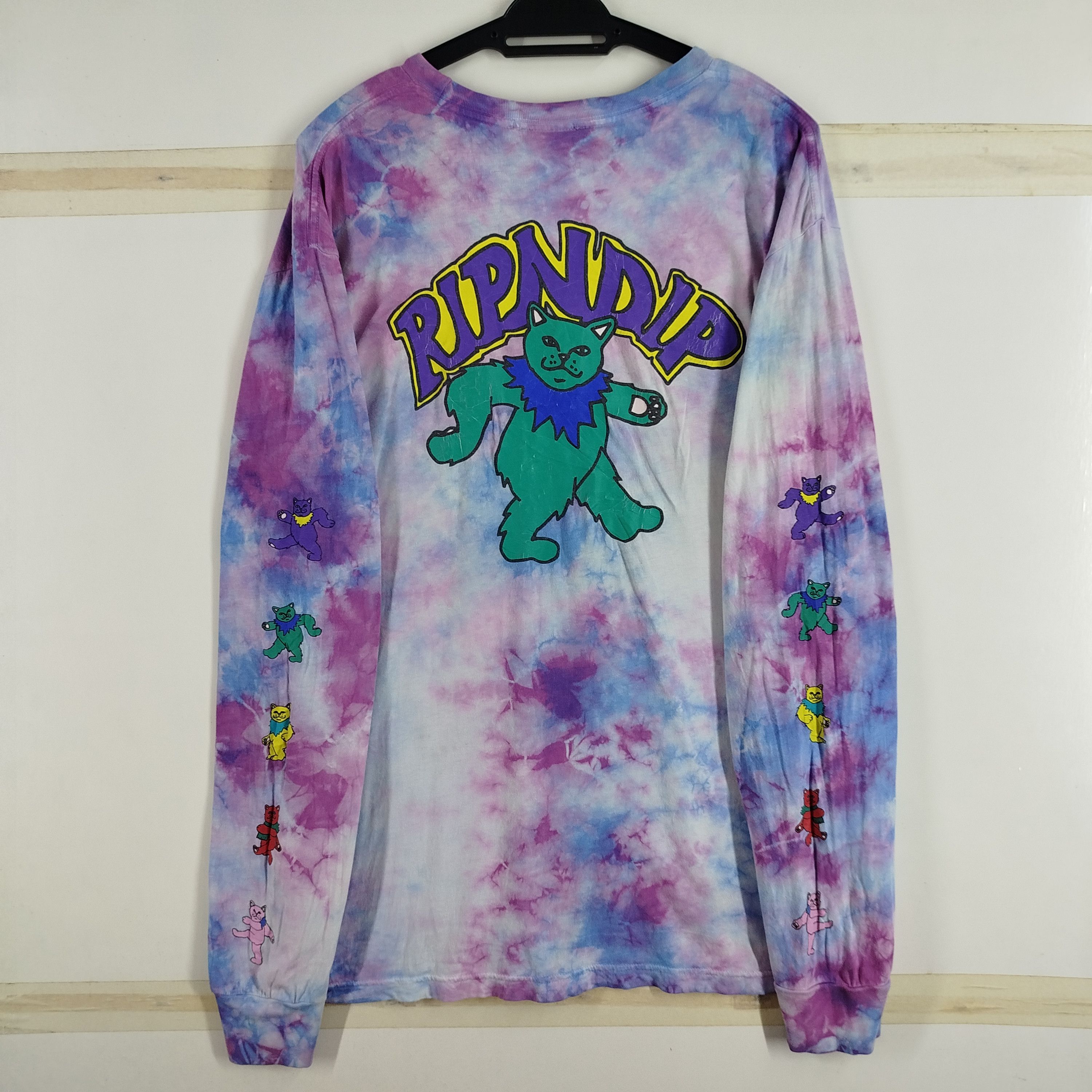 Designer × RIPNDIP Vintage Rip N Dip Grateful Dead Band Tye Dye Backhit Size US L / EU 52-54 / 3 - 1 Thumbnail