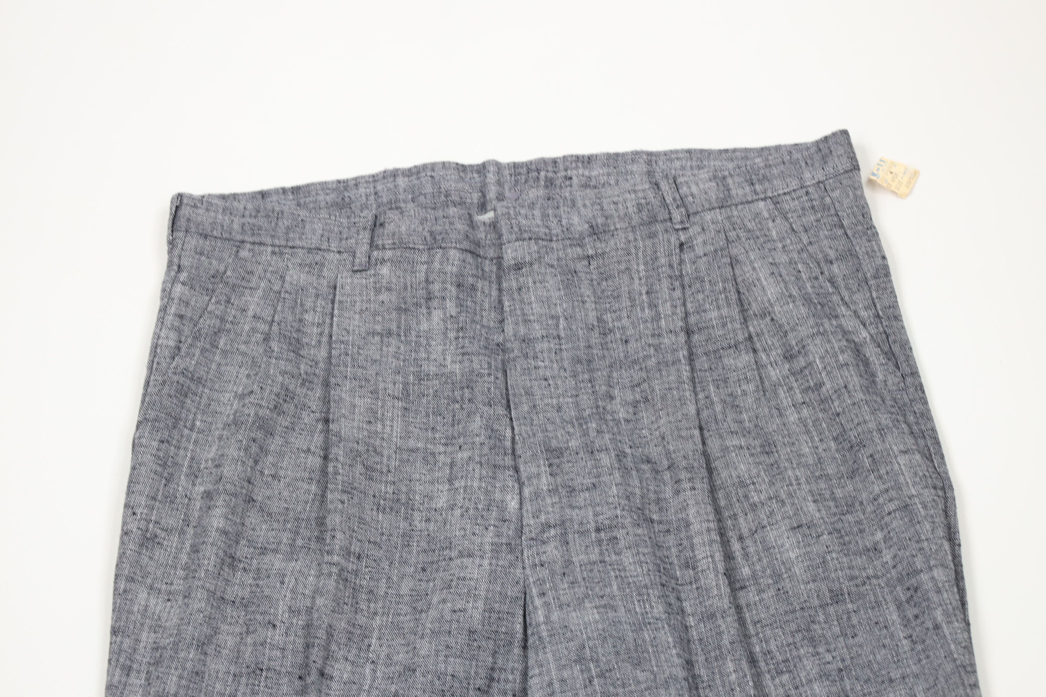 Vintage Deadstock Vintage 70s Rockabilly Fleck Tweed Chino Pants USA Size US 36 / EU 52 - 2 Thumbnail