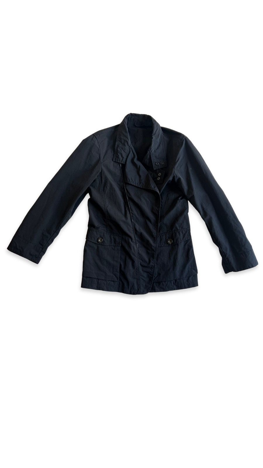 Giorgio Armani Giorgio Armani Black Label Asymmetrical Technical Zip Jacket Size US L / EU 52-54 / 3 - 7 Thumbnail