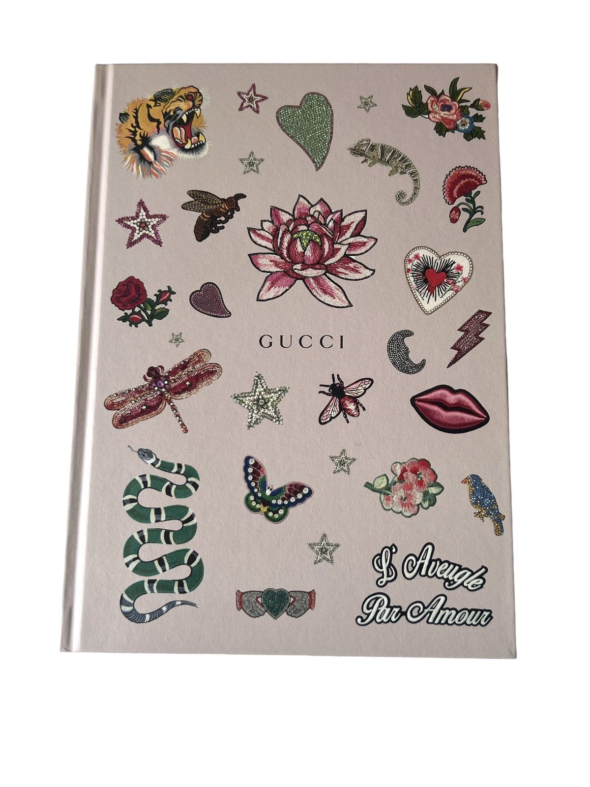 Gucci 🎁 Gucci Notebook Tiger Snake Lotus + Stickers Journal diary Size ONE SIZE - 1 Thumbnail