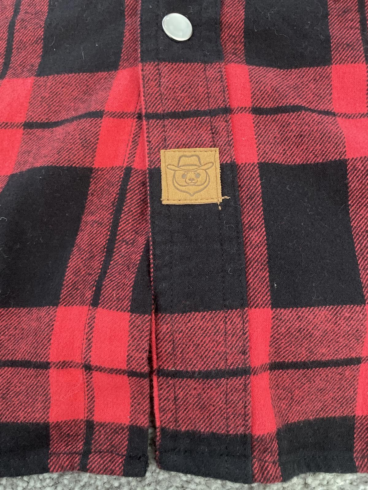 Other Dubnik Men's Plaid Flannel Shirts Large Red Green Cotton Size US L / EU 52-54 / 3 - 6 Thumbnail