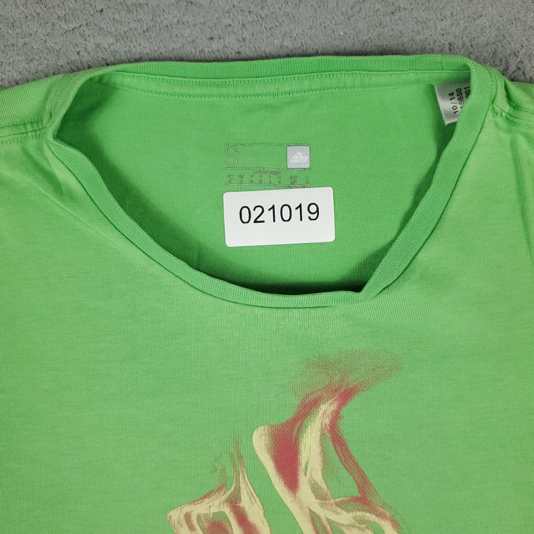 Adidas Adidas T Shirt Mens S Green Fire Logo Short Sleeve Crewneck Cotton Blend Casual Sports Logo Modern Size US S / EU 44-46 / 1 - 3 Thumbnail