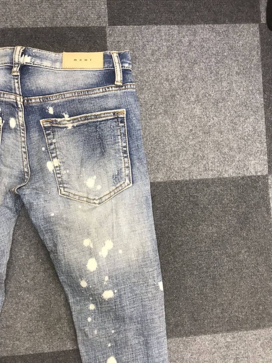 Japanese Brand × MNML mnml Heavy Distressed Skinny Stretchable Jeans Size US 30 / EU 46 - 9 Thumbnail