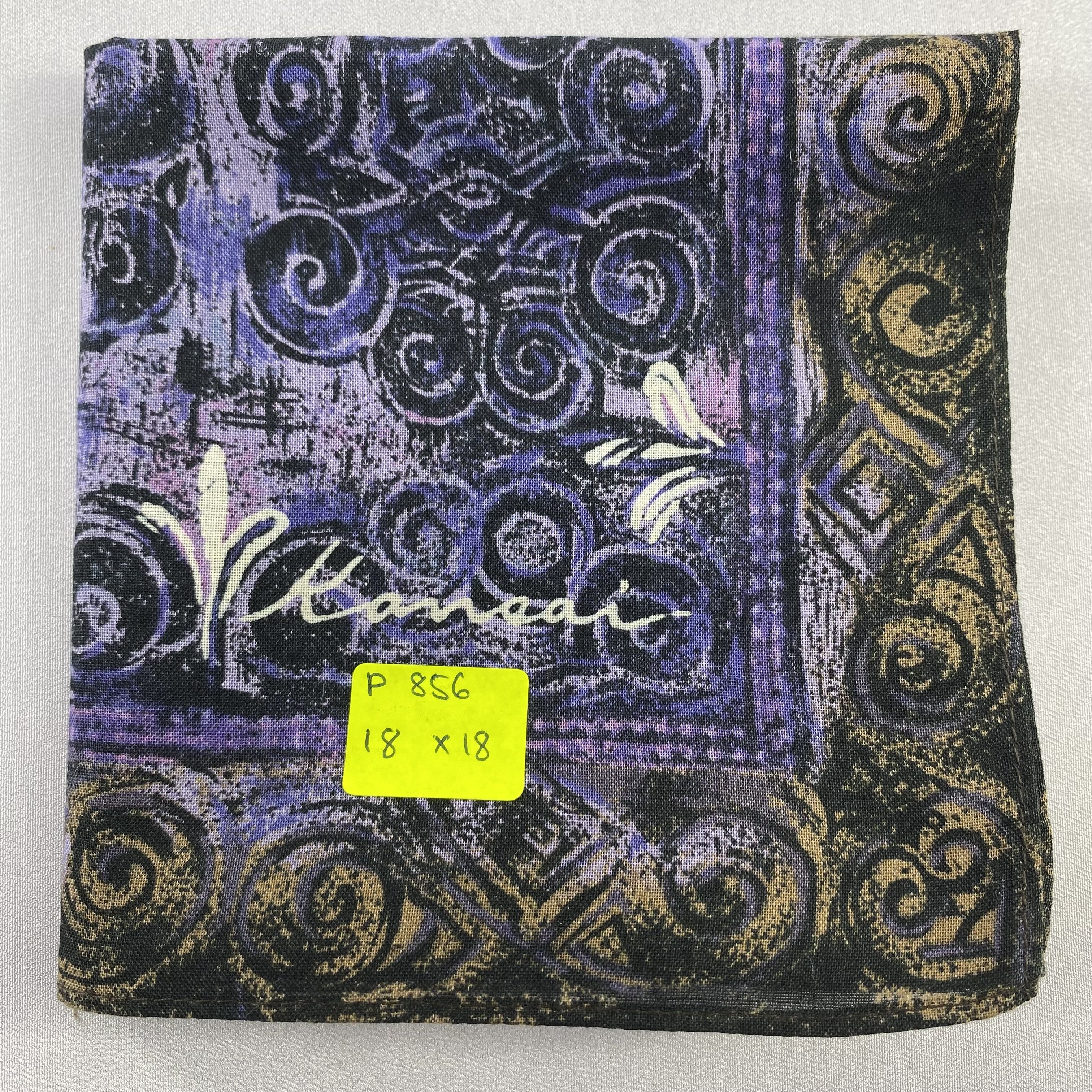Kansai Yamamoto × Vintage Kansai Yamamoto Bandana/ Handkerchief / Neckerchief-P856 Size ONE SIZE - 5 Thumbnail