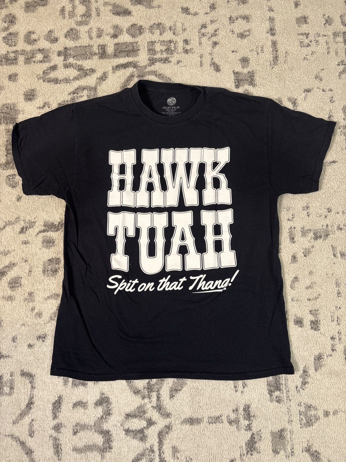 Vintage HAWK TUAH T SHIRT Size US L / EU 52-54 / 3 - 1 Thumbnail
