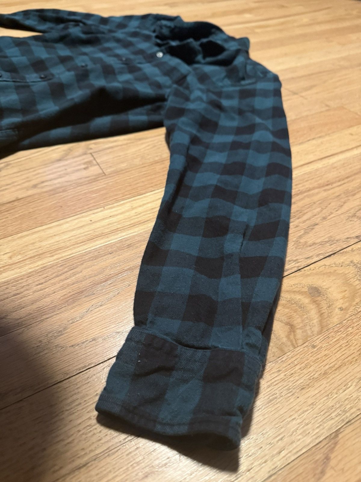 Japanese Brand × Uniqlo Uniqlo Flannel Green Checkered Button Up Shirt Size US S / EU 44-46 / 1 - 4 Thumbnail