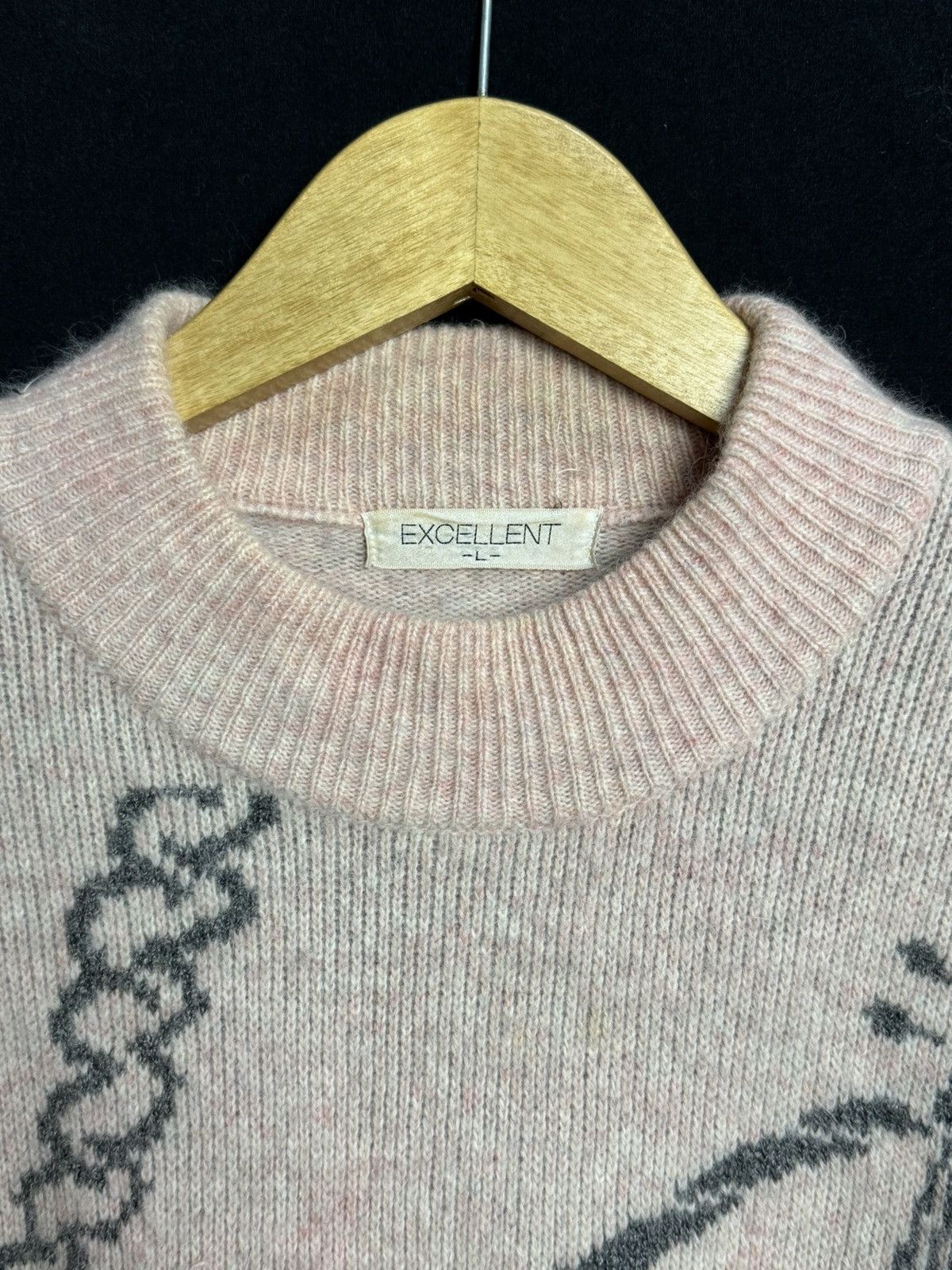 Hysteric Glamour × If Six Was Nine × Japanese Brand Excellent Guitar Chain Sweater Knit Mohair Size US M / EU 48-50 / 2 - 4 Thumbnail