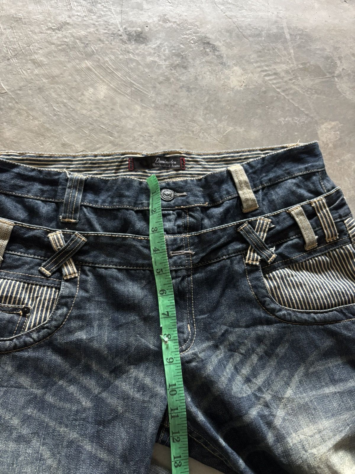 PPFM DOUBLE WAIST DOMINATE JAPANESE WASHED PUNK GRUNGE MUD RUSTY Size US 37 - 17 Thumbnail