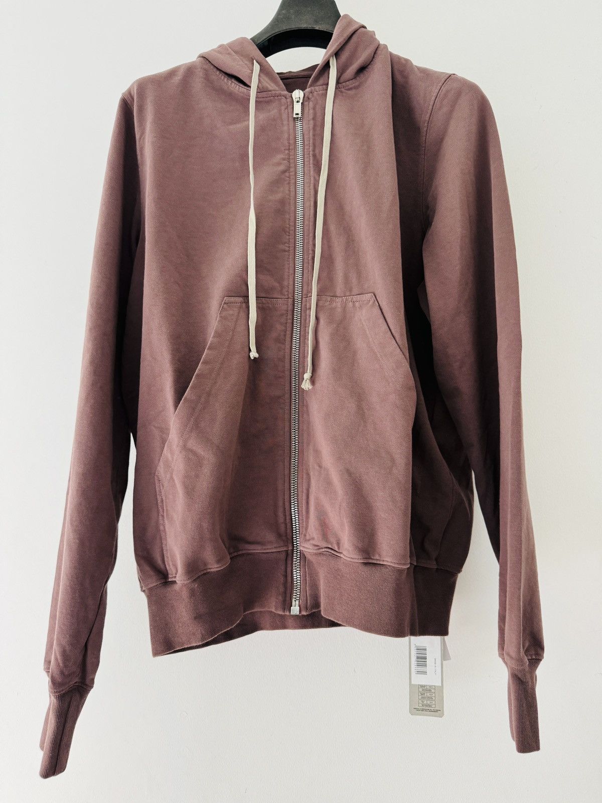 image of Rick Owens x Rick Owens Drkshdw Jason Hoodie in Mauve, Men's (Size 2XL)