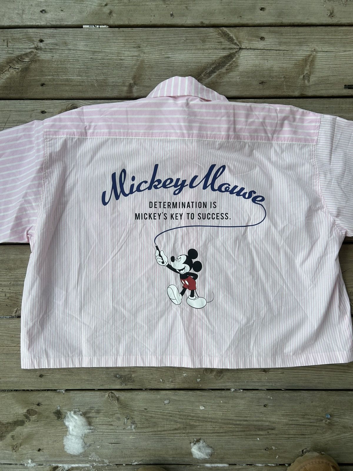 MOUSSY Moussy x Disney Mickey Mouse Button Up Oversized Crop Size ONE SIZE - 5 Thumbnail
