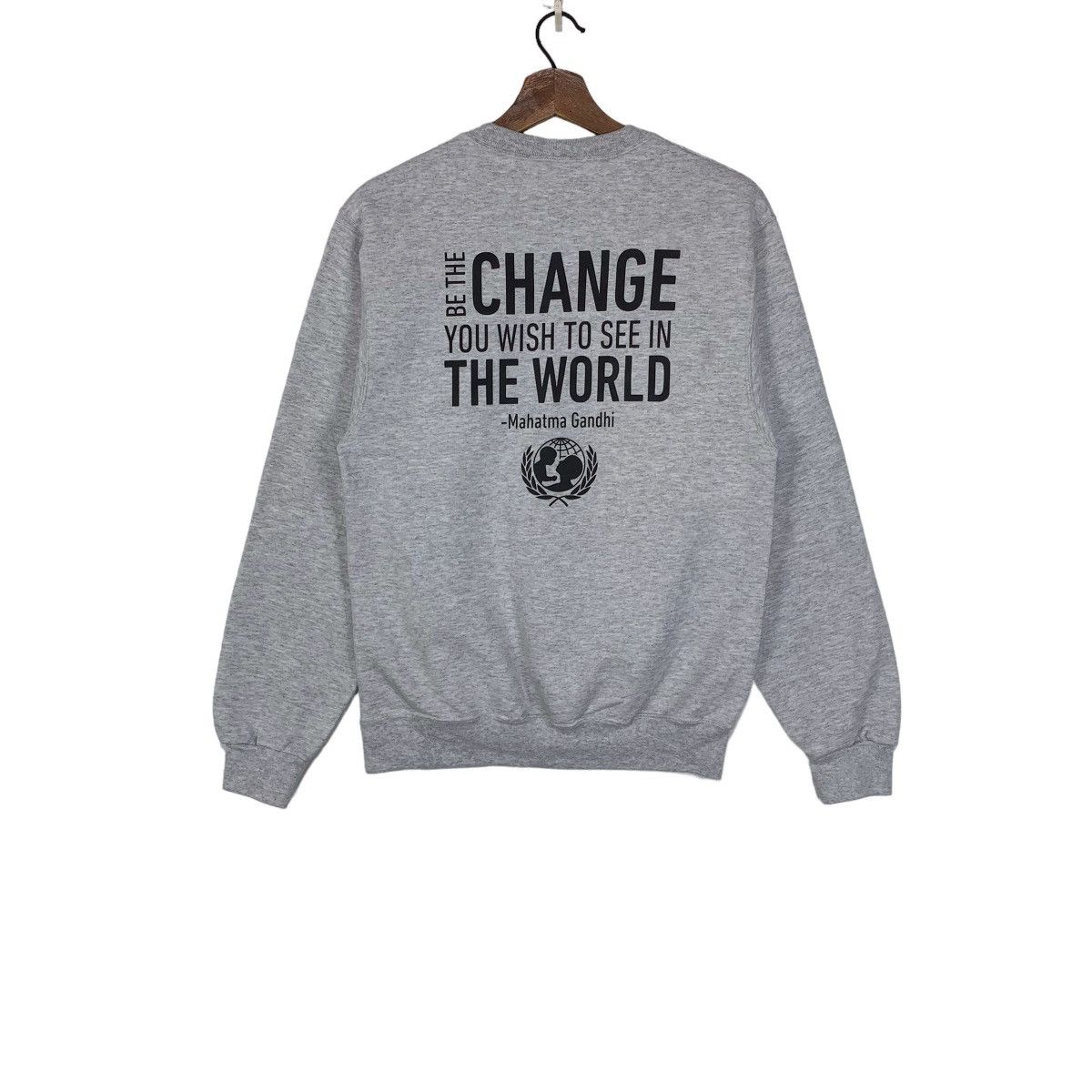 Vintage Jerzees Unicef X Mahatma Ghandi Sweatshirt