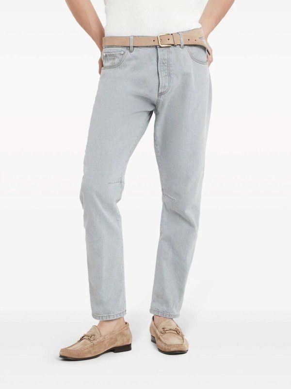 Brunello Cucinelli Denim Pants in Open Blue Size US 30 / EU 46 - 1 Thumbnail