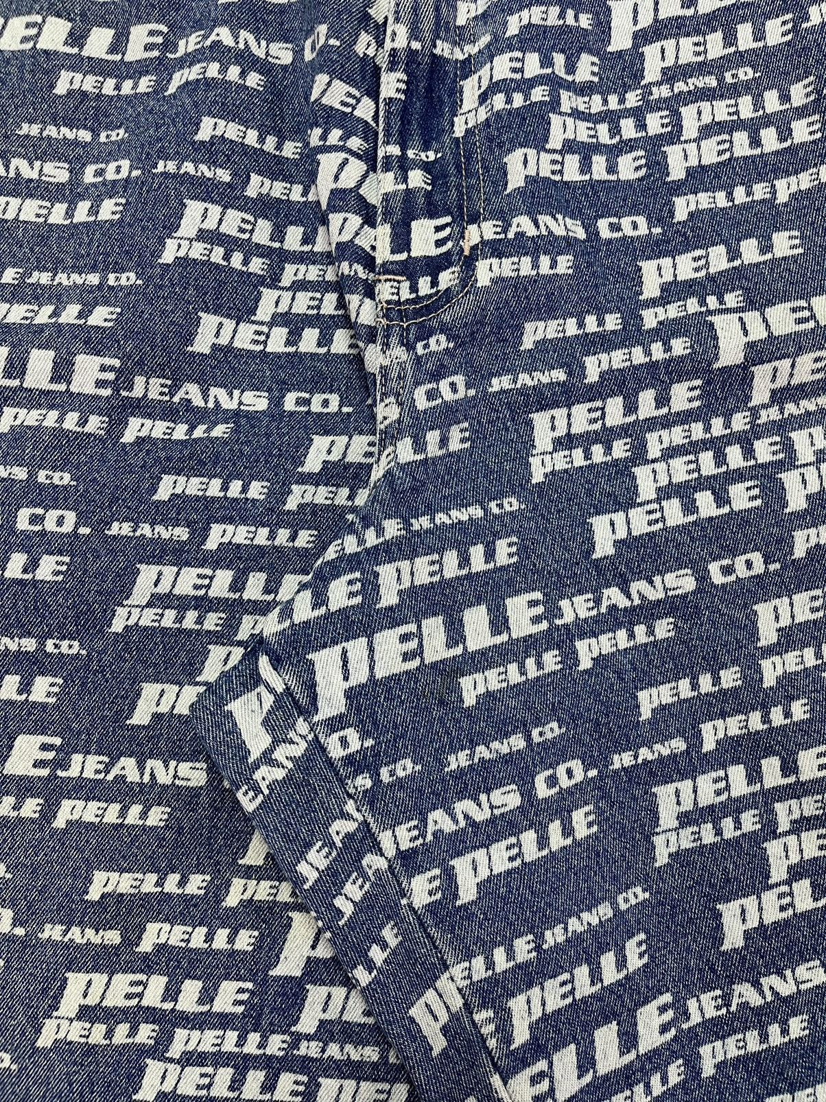 Pelle Pelle Pelle Pelle Marc Buchanan Vintage Multilogo Mega Baggy Jorts Size US 44 / EU 60 - 5 Thumbnail