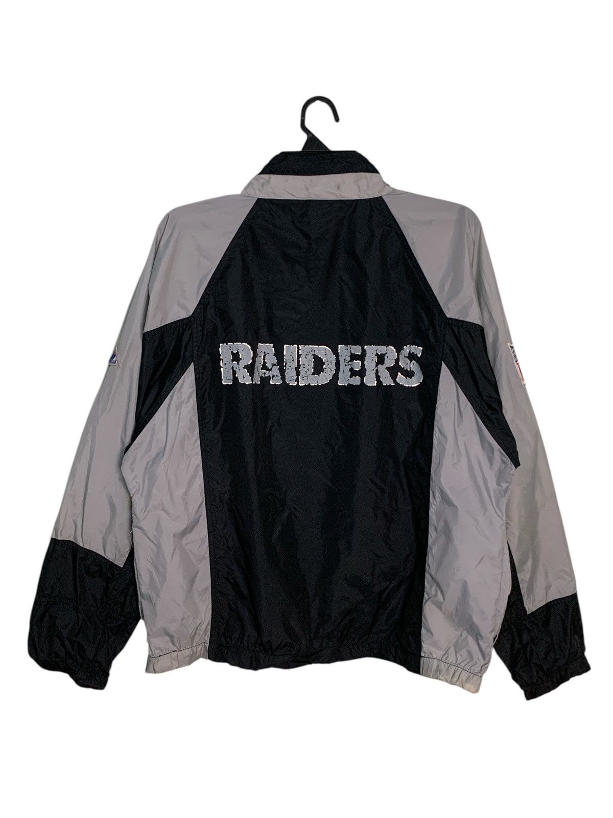 Apex One Rare Vintage 90s Apex One Oakland Raiders Windbreaker Anorak Size US M / EU 48-50 / 2 - 2 Thumbnail