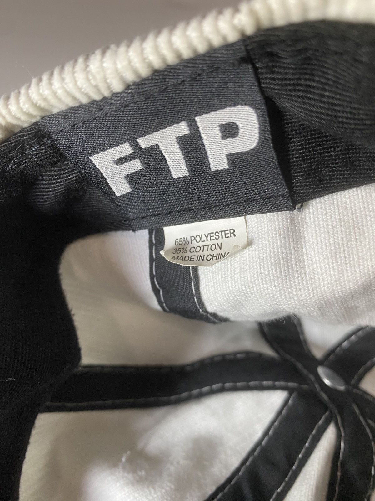 Fuck The Population FTP Corduroy Script Hat Size ONE SIZE - 7 Thumbnail