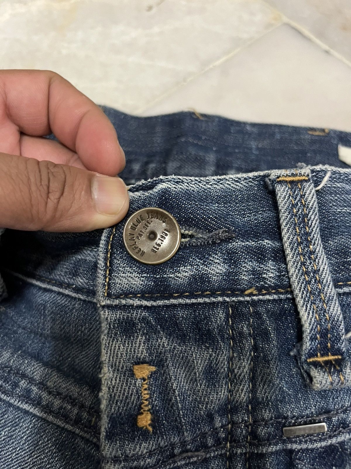 Replay REPLAY JEANS DISTRESSED Size US 33 - 6 Thumbnail