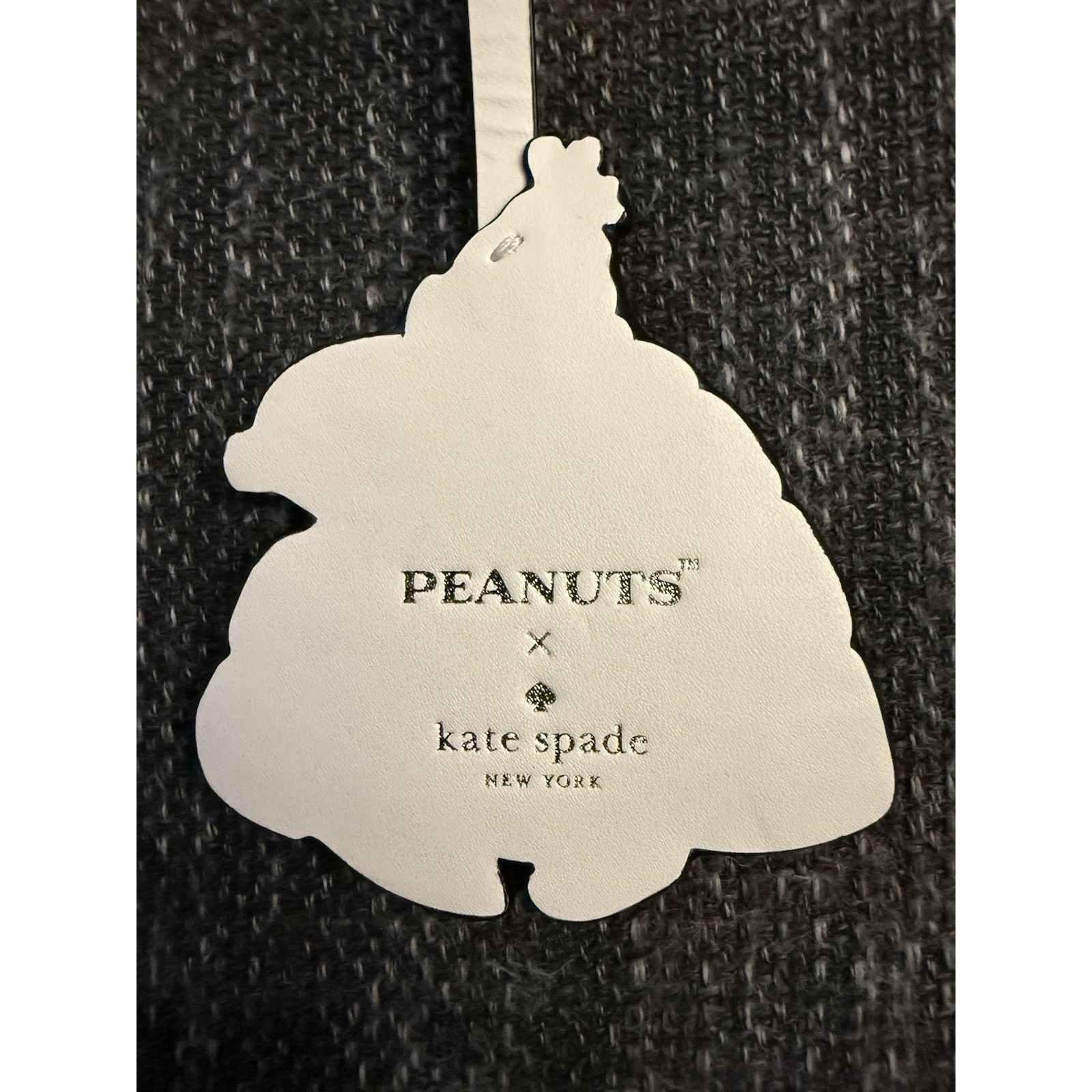 Jack Spade NWT PEANUTS X KATE SPADE LEATHER SNOOPY BAG CHARM KEY FOB Size ONE SIZE - 3 Thumbnail