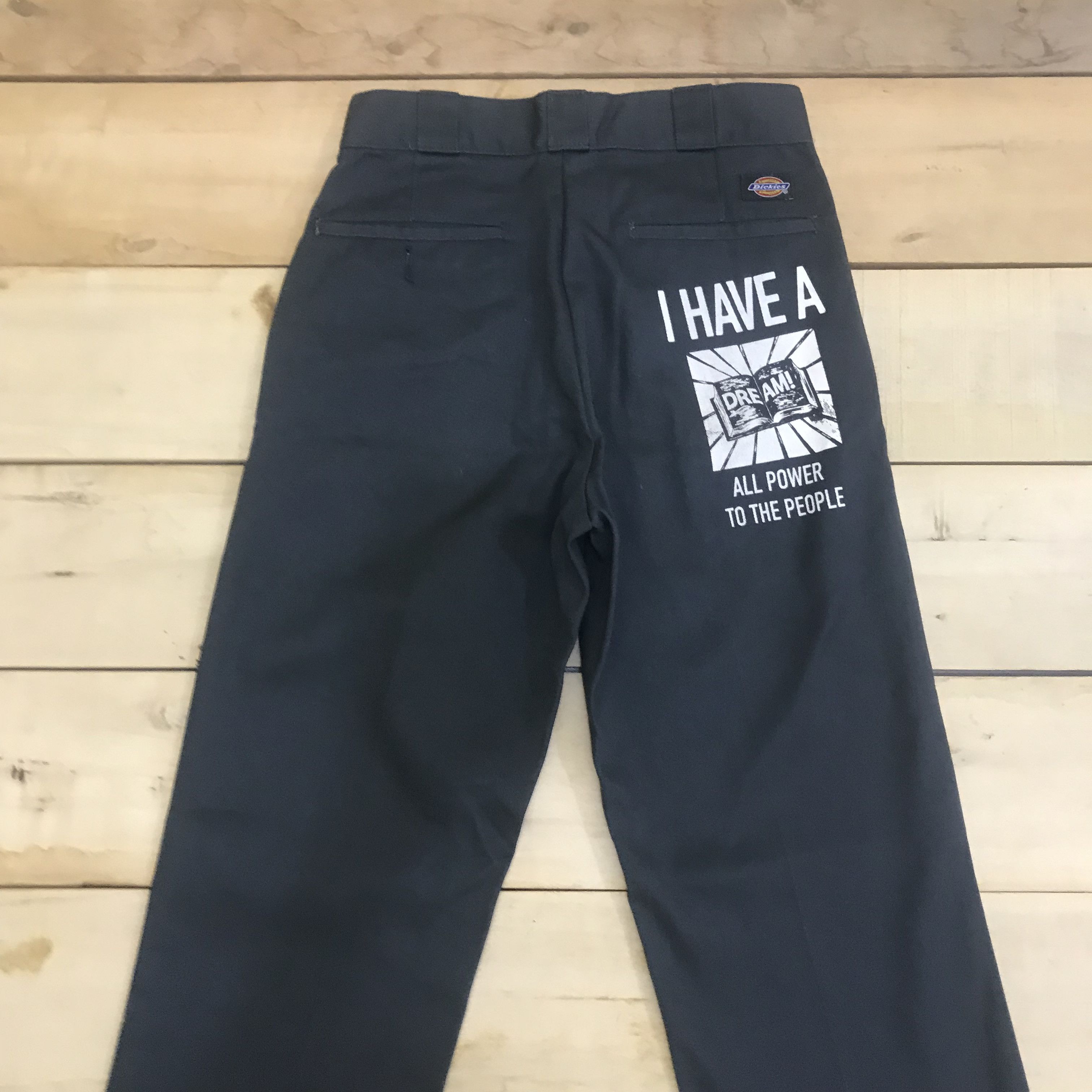 Dickies × Japanese Brand X274 DICKIES X POWER TO THE PEOPLE JAPAN BRAND PANTS Size US 29 - 1 Thumbnail