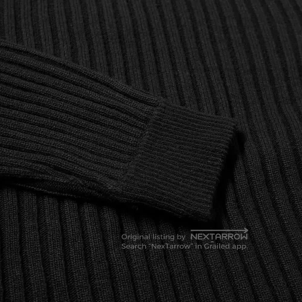Neighborhood Neighborhood Rib Knit Sweater with Necklace. Size US L / EU 52-54 / 3 - 4 Thumbnail