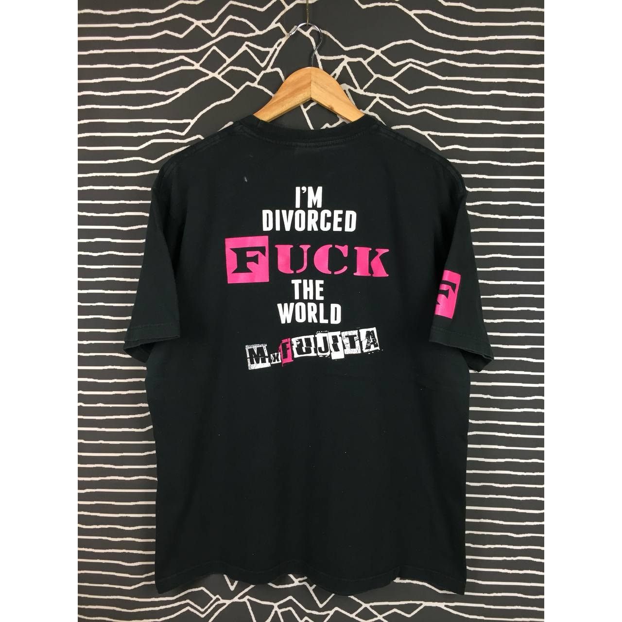 Japanese Brand × Vintage I'm Divorced Fxck The World Mxfujita Japanese Wrestling Tee Size US XL / EU 56 / 4 - 5 Thumbnail