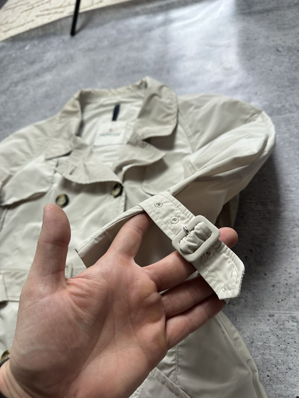 Moncler Moncler Isis Giubbotto Mid Trench Nylon Jacket Coat Size XL / US 12-14 / IT 48-50 - 9 Thumbnail