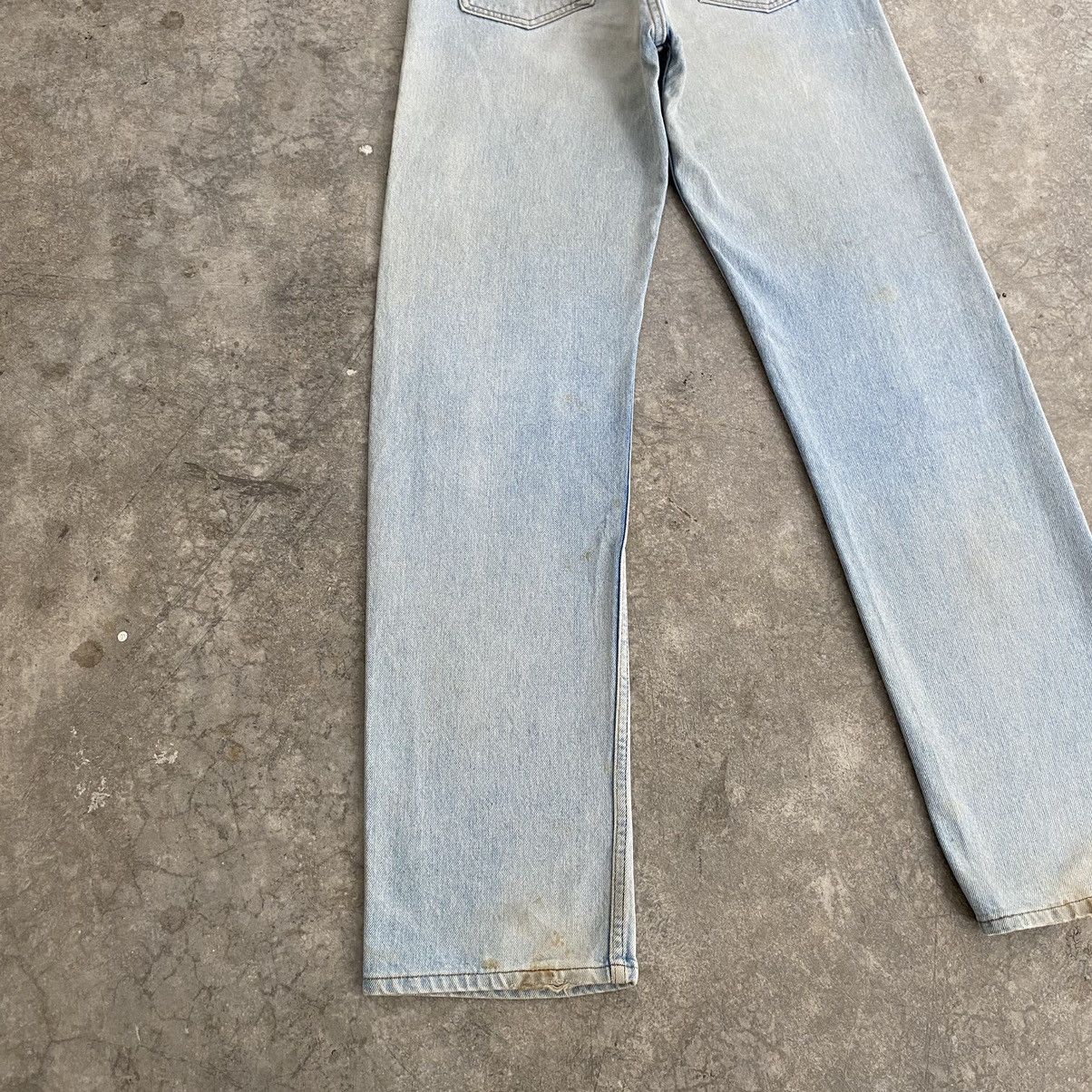 Levi's Vintage 1990 Levis 501 Light Blue Mud Jeans Size US 31 - 15 Thumbnail