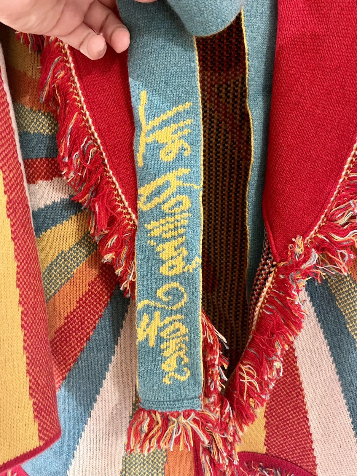 Alanui RARE $3,720 Cashmere Rolling Stones Cardigan Size ONE SIZE - 19 Thumbnail