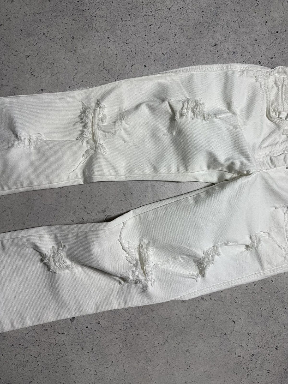 Dolce & Gabbana Dolce & Gabbana DG Luxury White Denim Jeans Size 42 Size 28" / US 6 / IT 42 - 4 Thumbnail