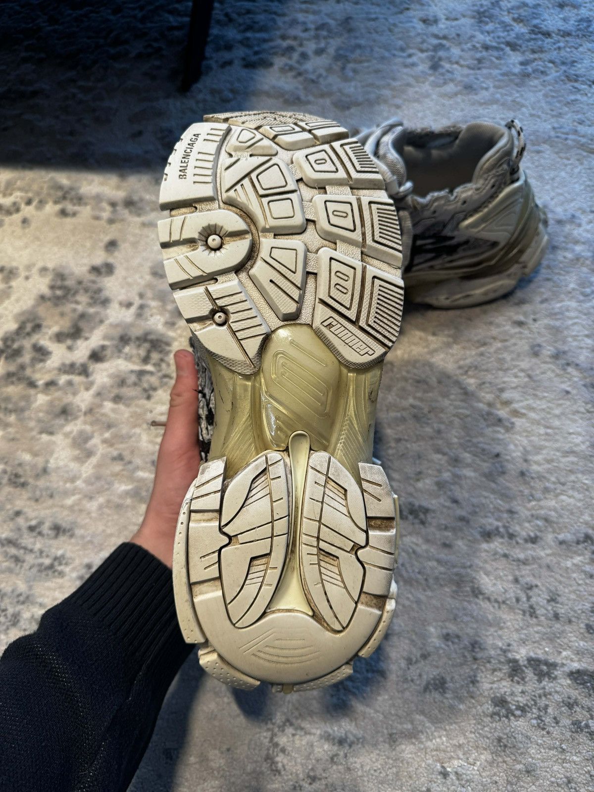 Balenciaga Balenciaga Runner Graffiti Size US 11 / EU 44 - 6 Thumbnail