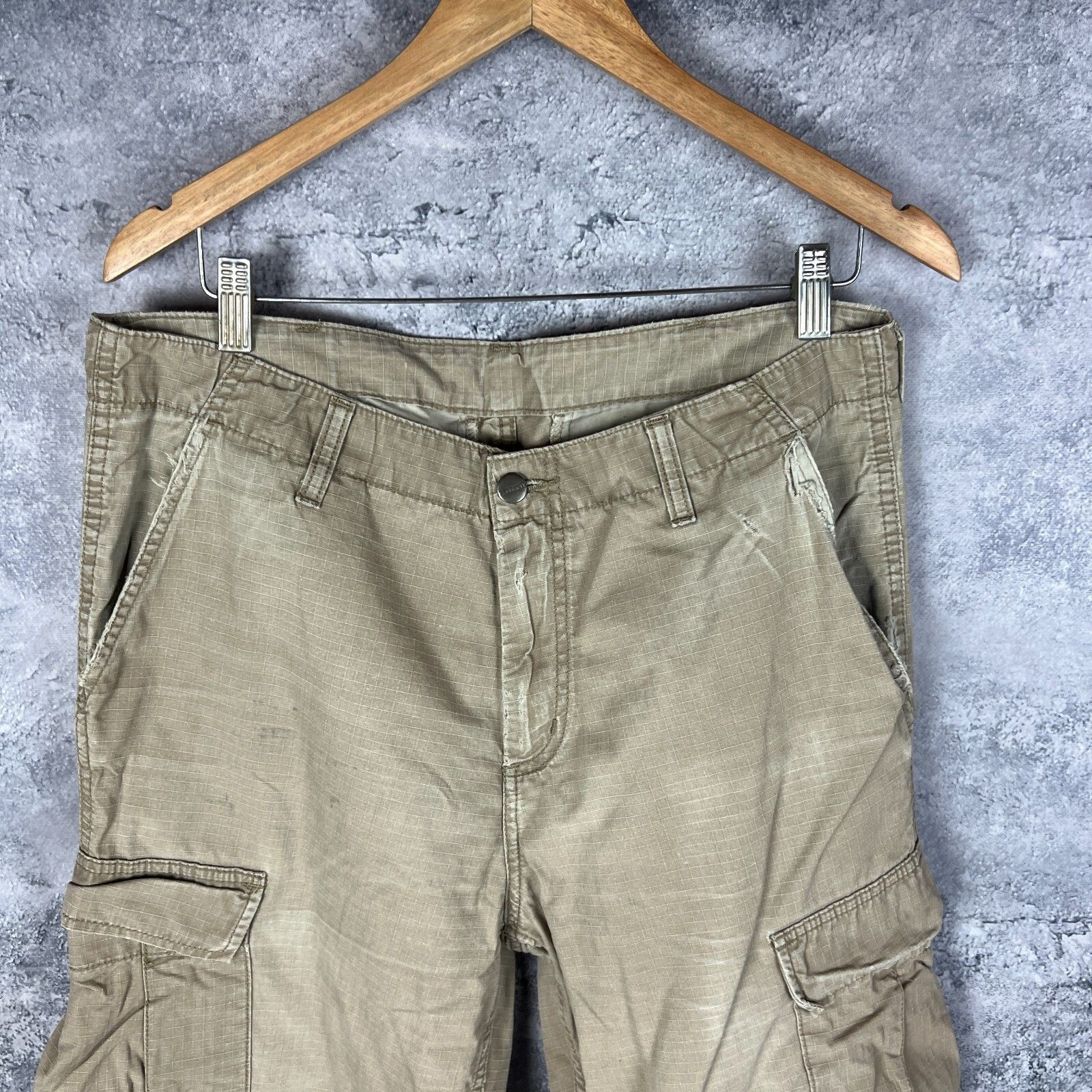 Carhartt Carhartt Cargo Pants Men's Size 34 Beige ` Size US 34 / EU 50 - 3 Thumbnail